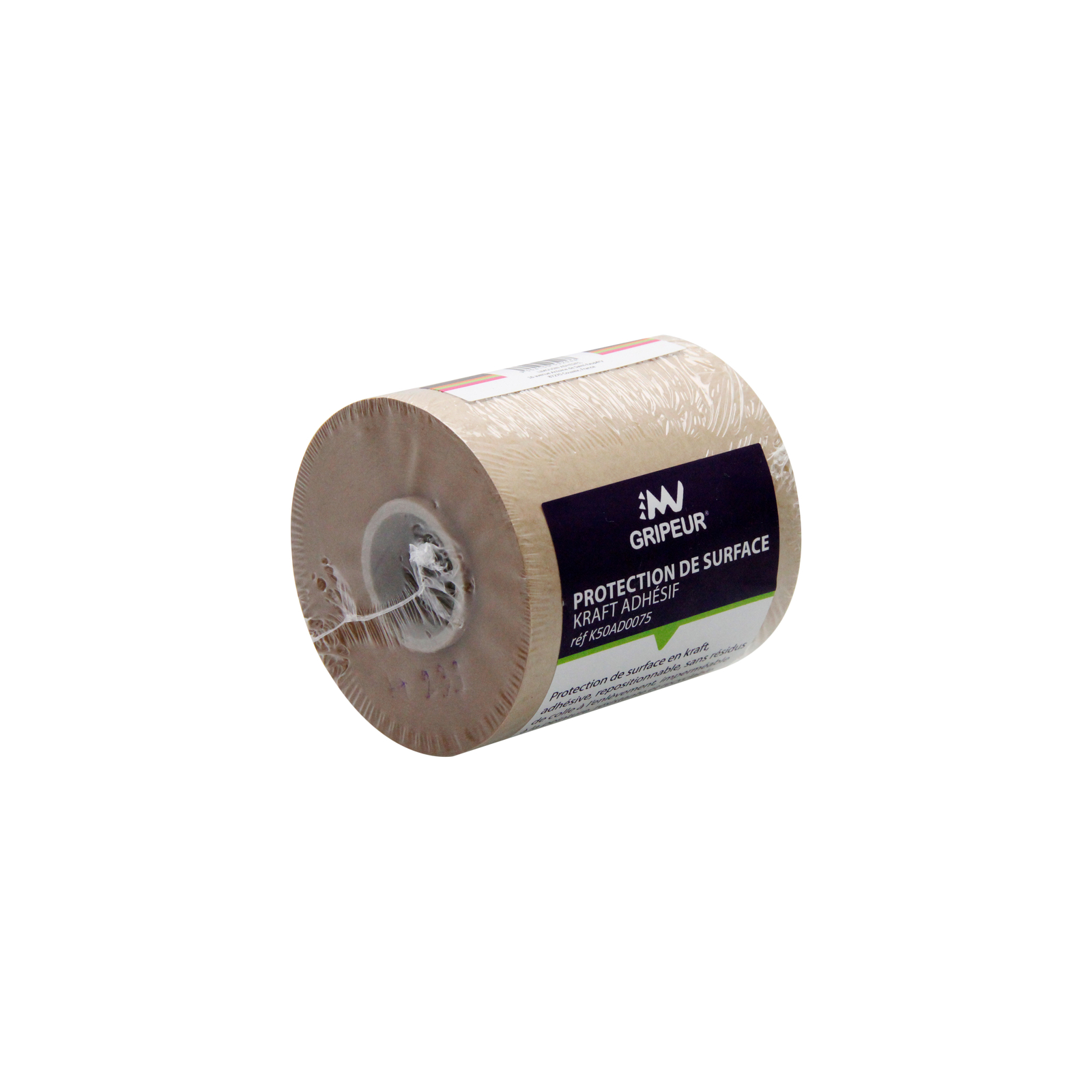 Adhésif Protection Papier Kraft K50AD brun Repositionnable 75mm x 50m LIMA - 0000K50AD0075