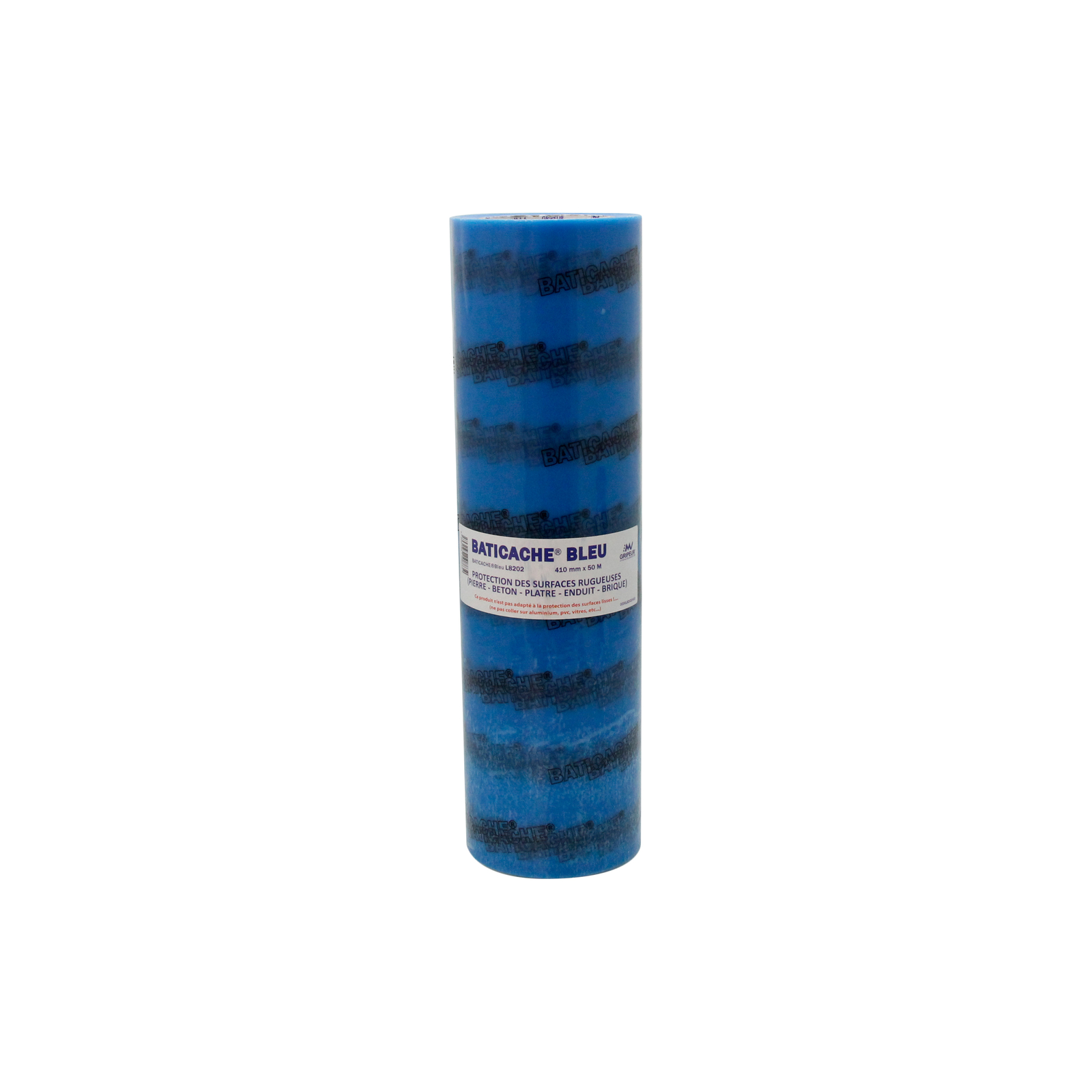 Adhésif Baticache L8202 film polyéthylène bleu 100µ 410mm x 50m LIMA - 0000L82020410