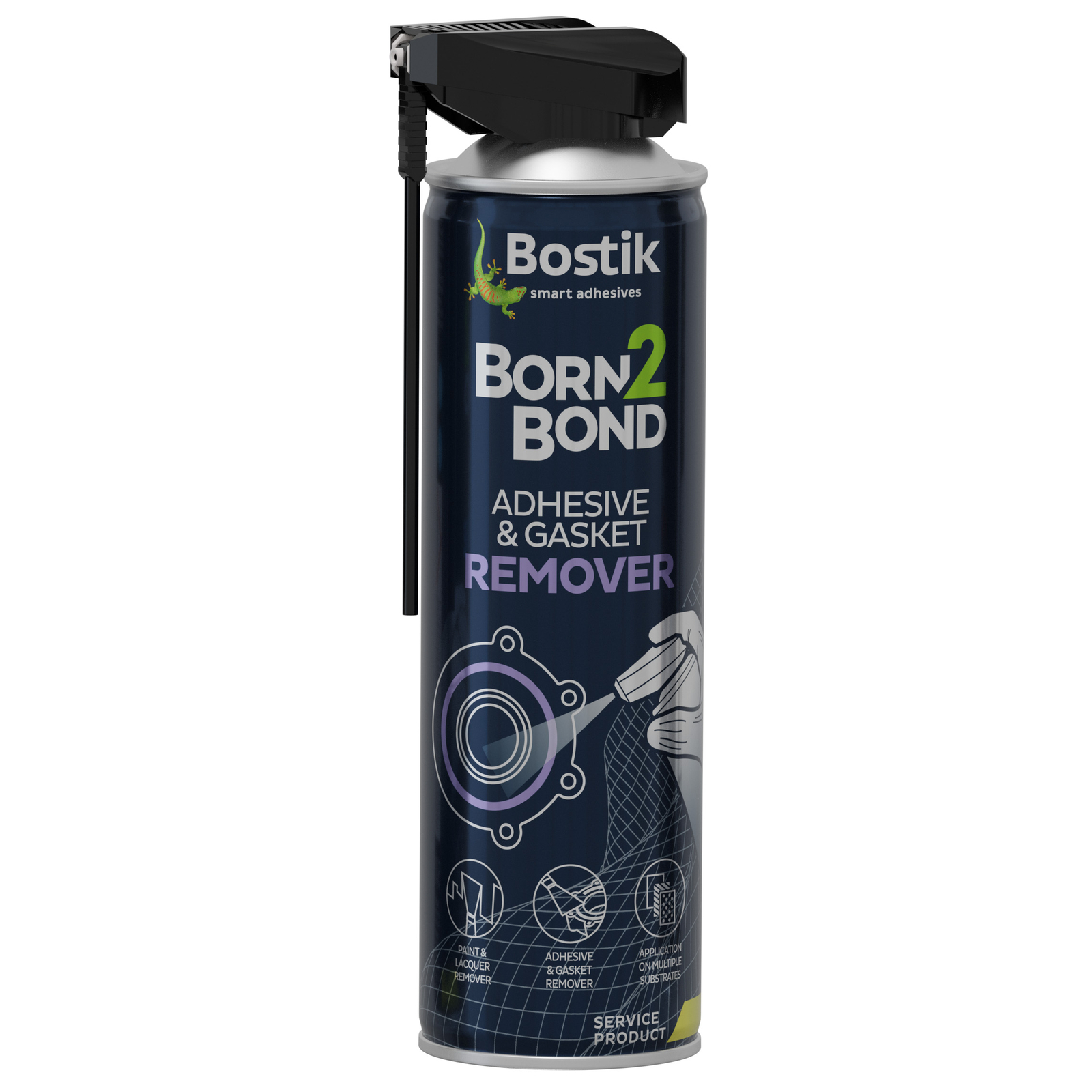 Dissolvant colles et joints BDECAP Born2Bond Bostik aérosol LIMA - 000BDECAP0500