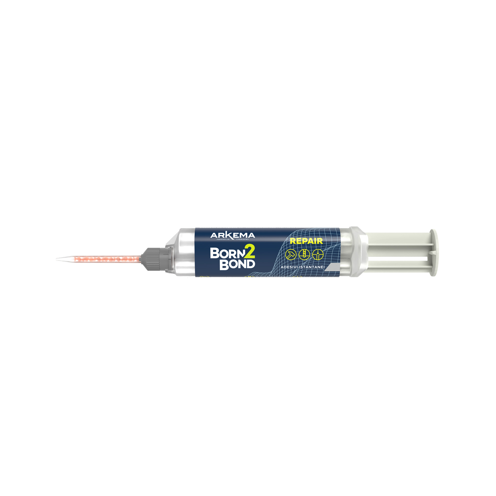 Colle bi-composant BREPAIR Born2Bond Bostik viscosité forte blanc LIMA - 00BREPAIR0010