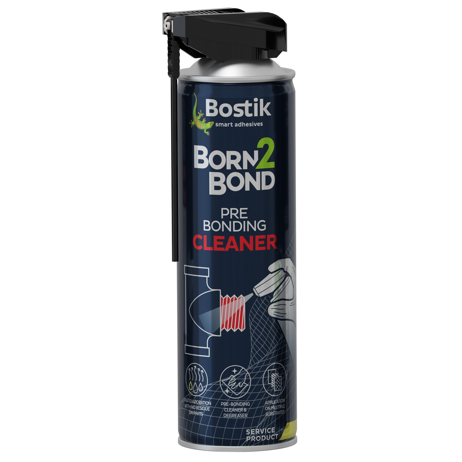 Nettoyant industriel colles BCLEANER Born2Bond Bostik aérosol 500mL LIMA - 0BCLEANER0500
