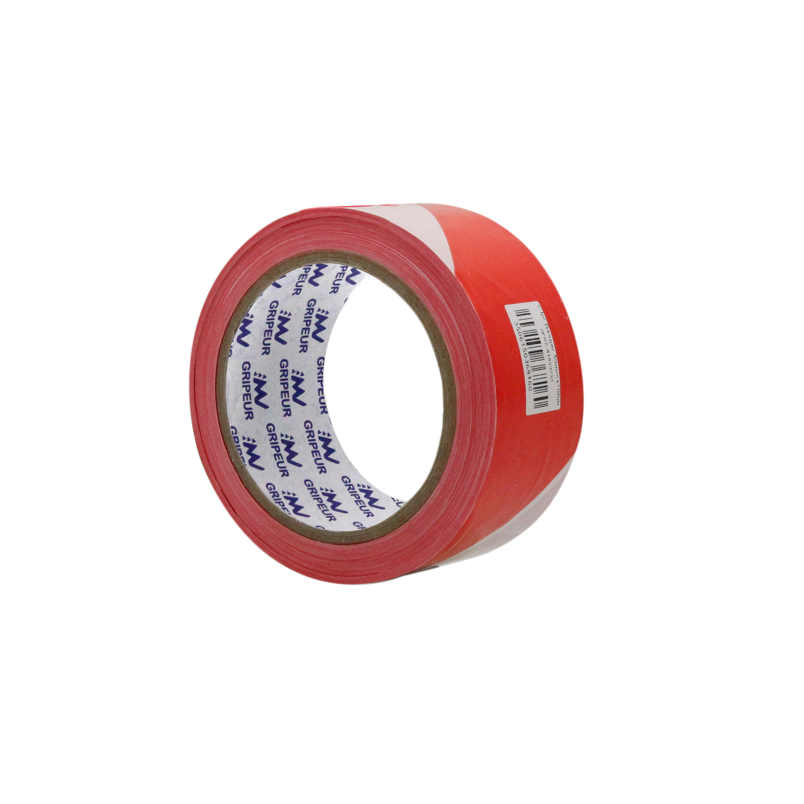 Rubalise de Signalisation 8189 Non Adhésif Rouge/Blanc 32µ 50mm x 100m LIMA - 0PRE-81890050