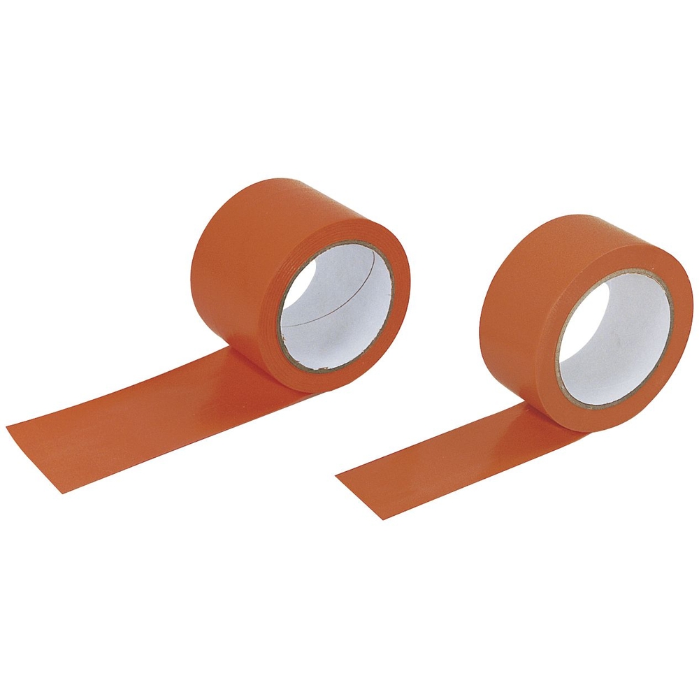 ADHESIF FACADIER PVC LIMA ORANGE LISSE 50 MM 33 MÈTRES - 85090048