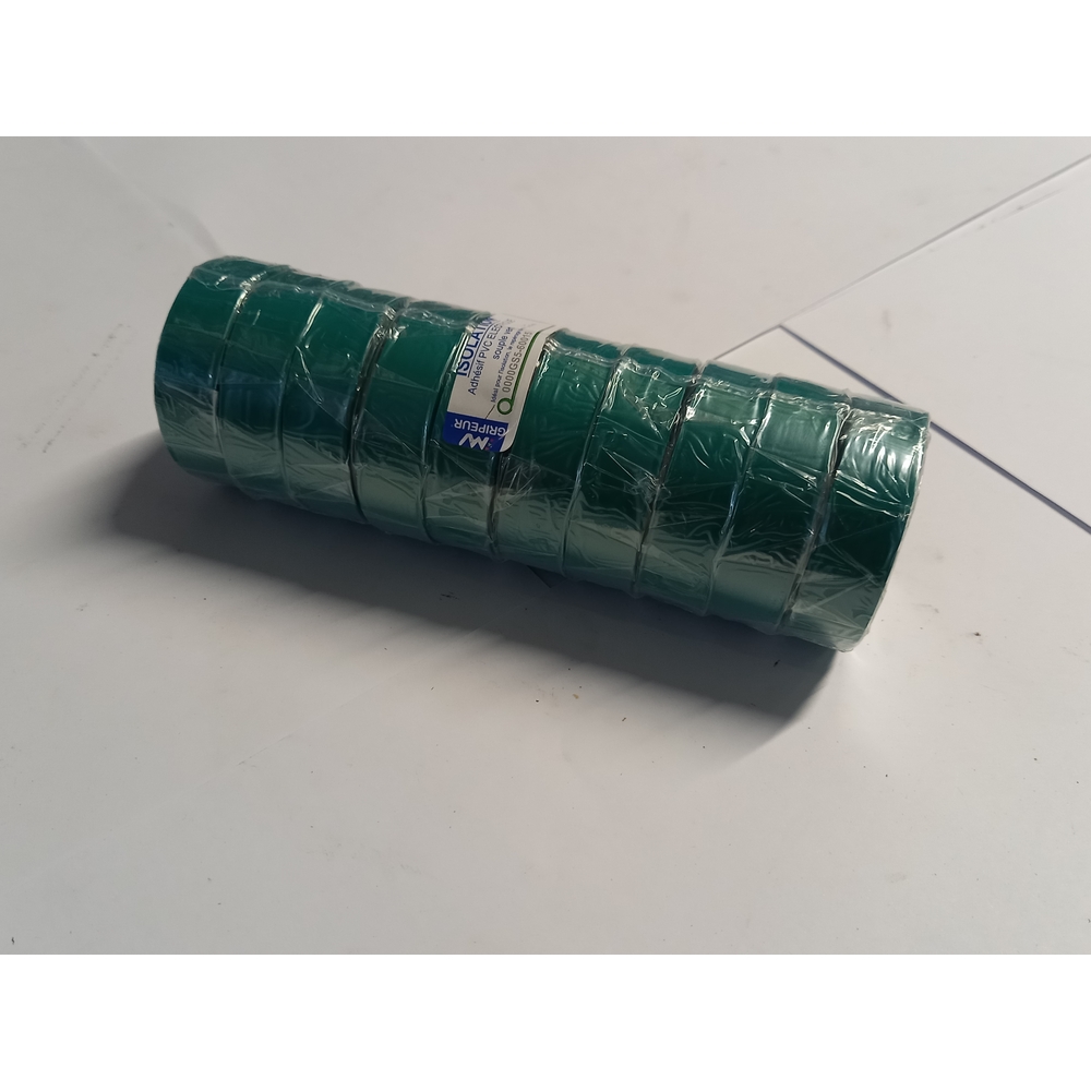 RUBAN ADHÉSIF PAR 10 VERT 15MM X 10ML - GS5-60015