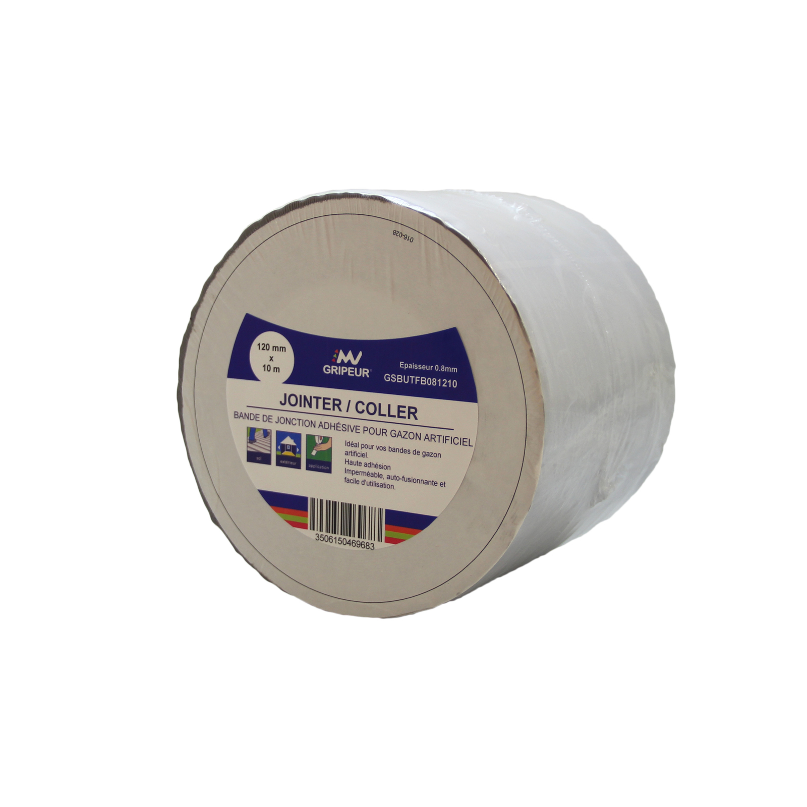 Bande Adhésive d'Etanchéité GSBUTFB08 Gazon Synthétique 08mm 120mm x 10m LIMA - GSBUTFB081210