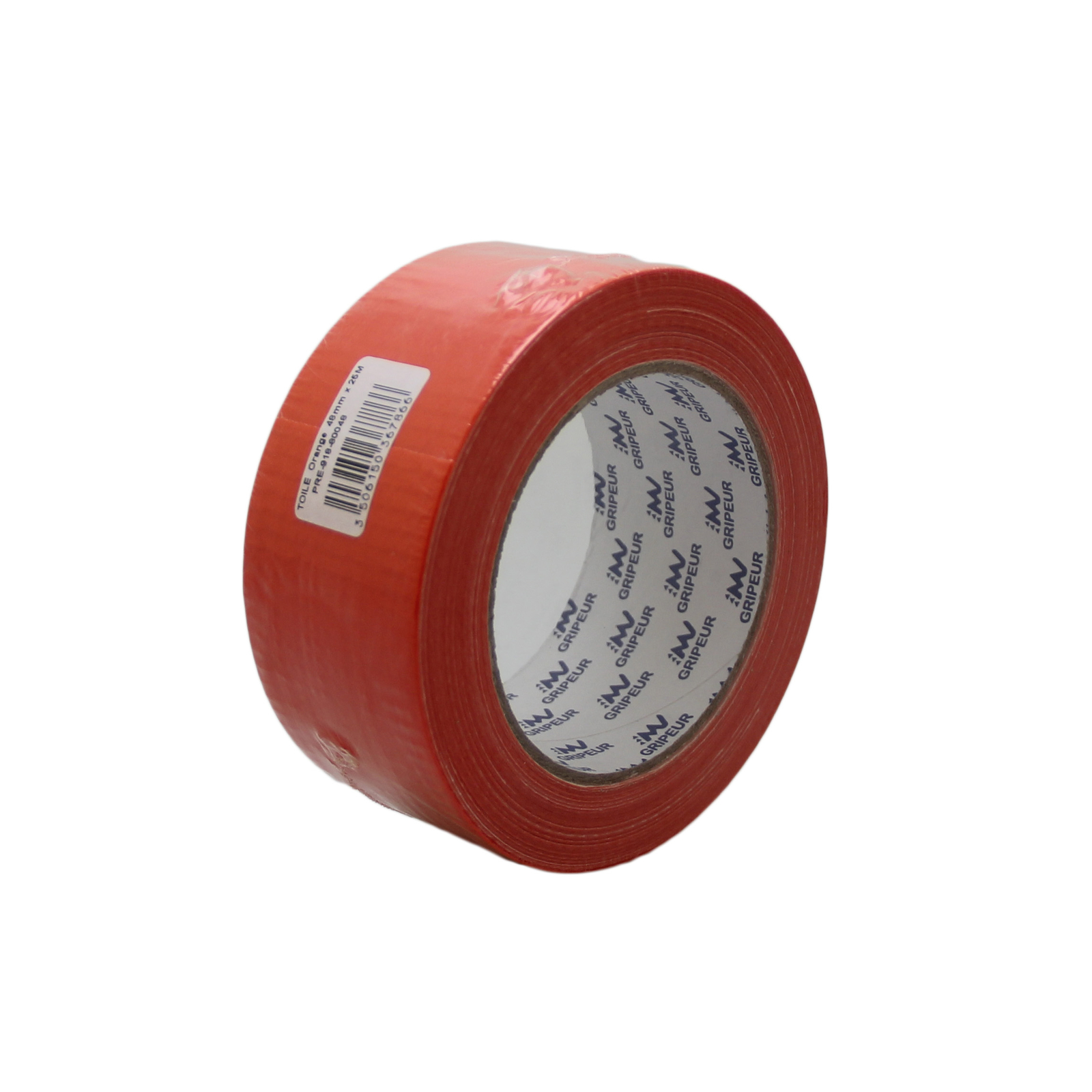 Adhésif Toile Extra PRE-918-8 couchée PE orange 220µ 48mm x 25m LIMA - PRE-918-80048