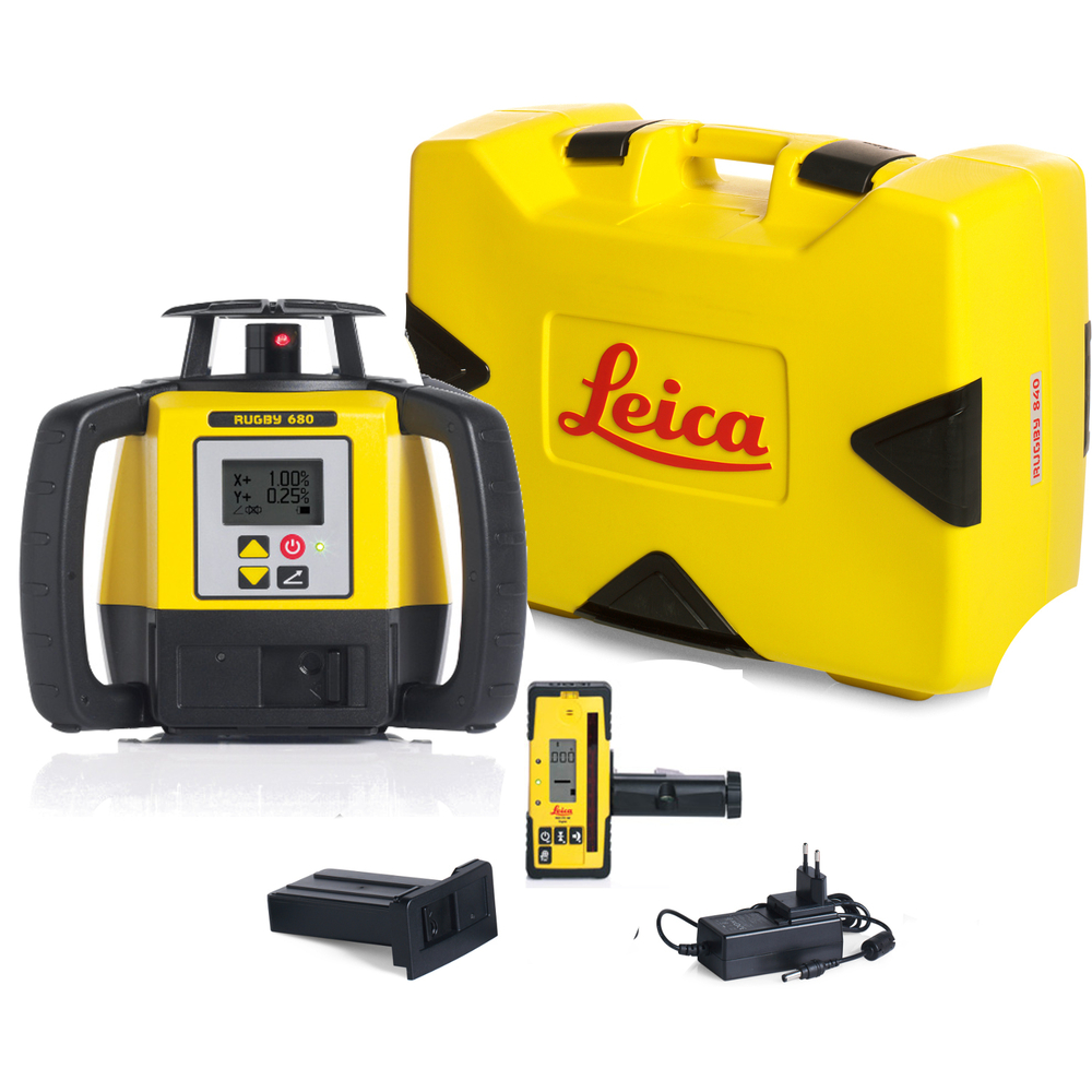 Laser double pente LEICA Rugby 680 coffret rod eye 160 6006010