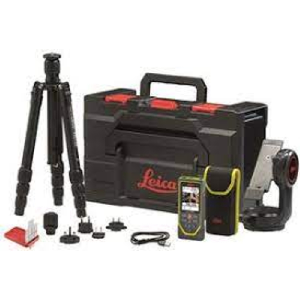 PACK TELEMETRE DISTO X6 POCHETTE + TREPIED + CABLE USB + ENCODEUR FTA360 + MALLETTE LEICA - 950878
