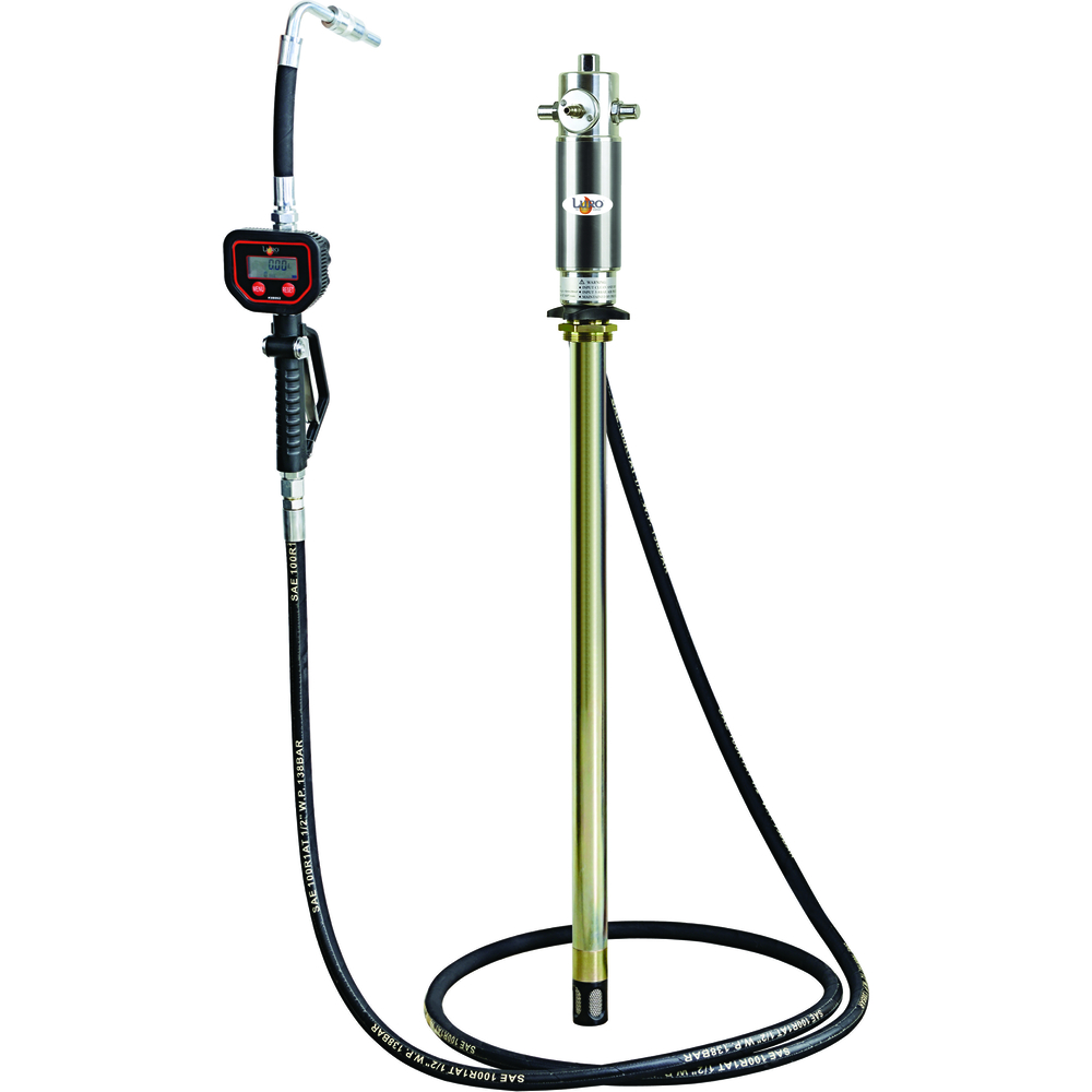 Equipement huile 5/1 fixe 220 litres - pompe - flexible - pistolet compteur LURO - 10090511