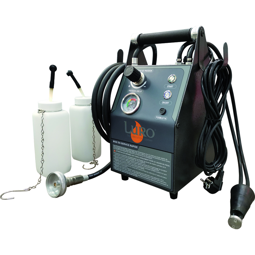 Purgeur de freins électrique avec accessoires LURO - 10908