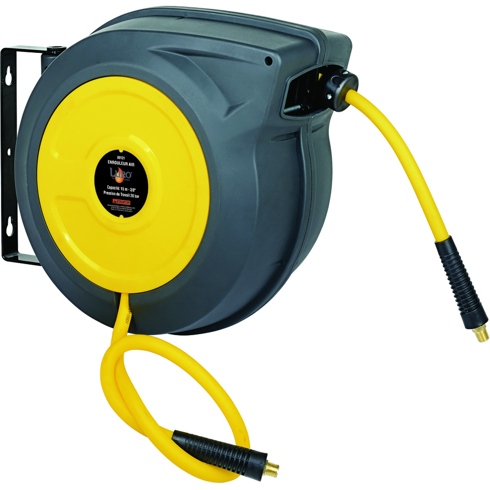 Enrouleur air polypropylène 20m 3/8' - 9,5 mm LURO - 89122
