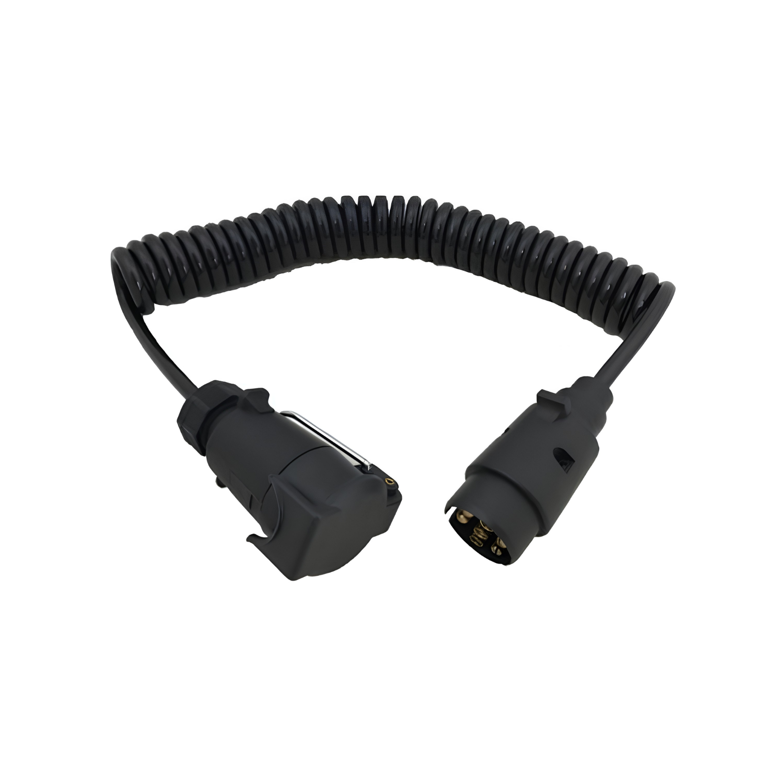 RALLONGE SPIRALES 2M 13 BROCHES 12V M/F  8 FILS