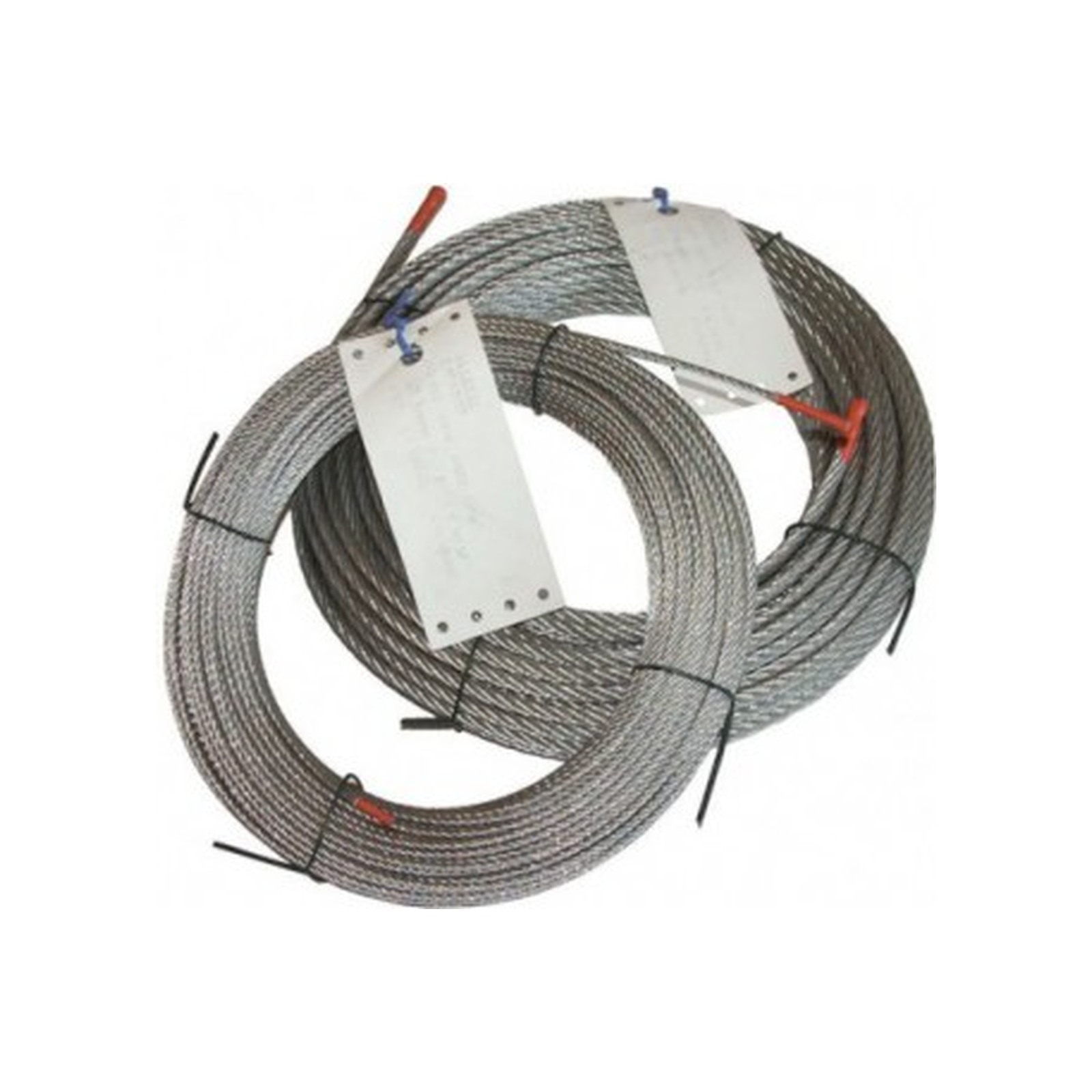 Câble galva 6 mm 7x7 couronne 50 m LEVAC 1032G50