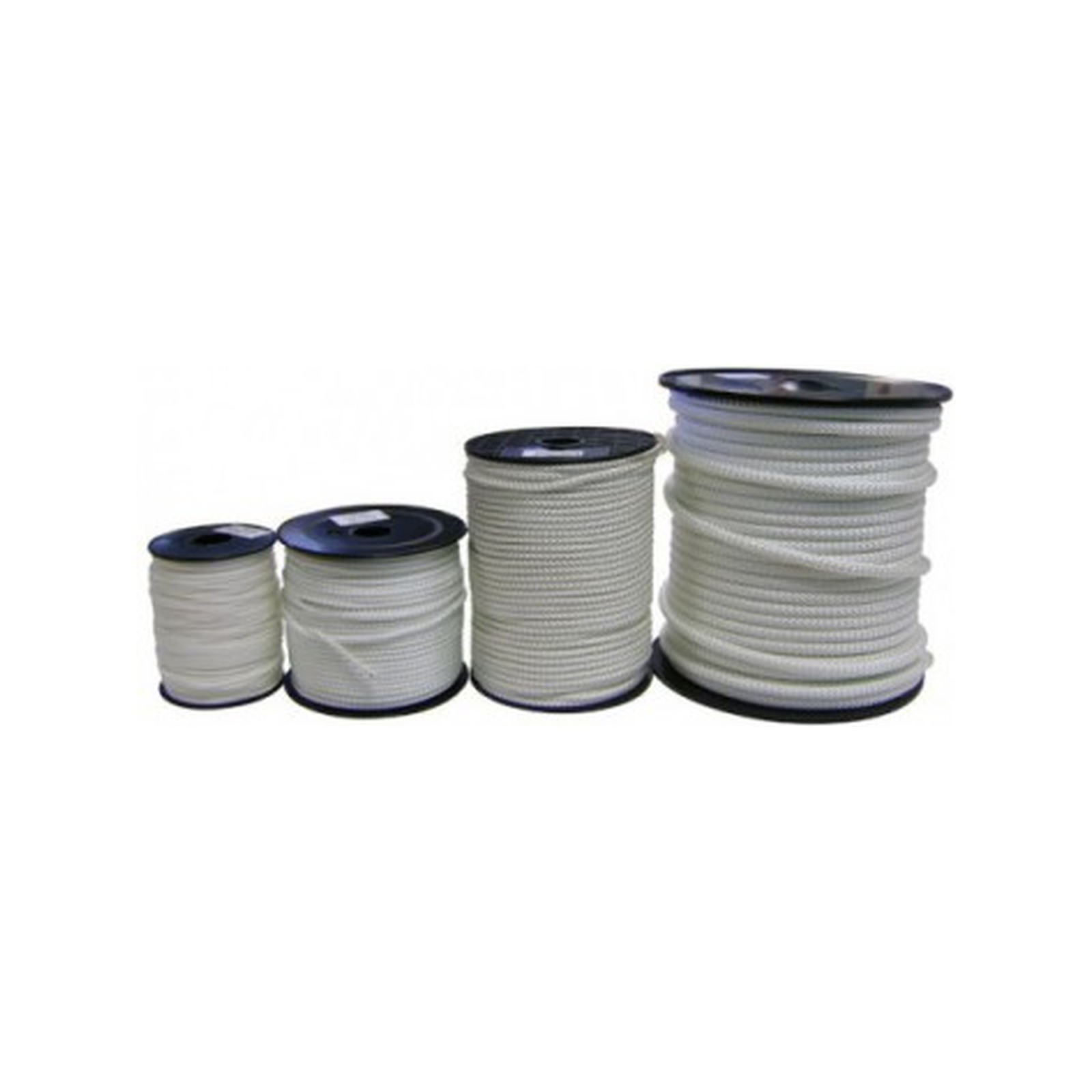 Drisse polyamide tressée d.6 mm 700 kg bobine 100 m LEVAC 3100G100