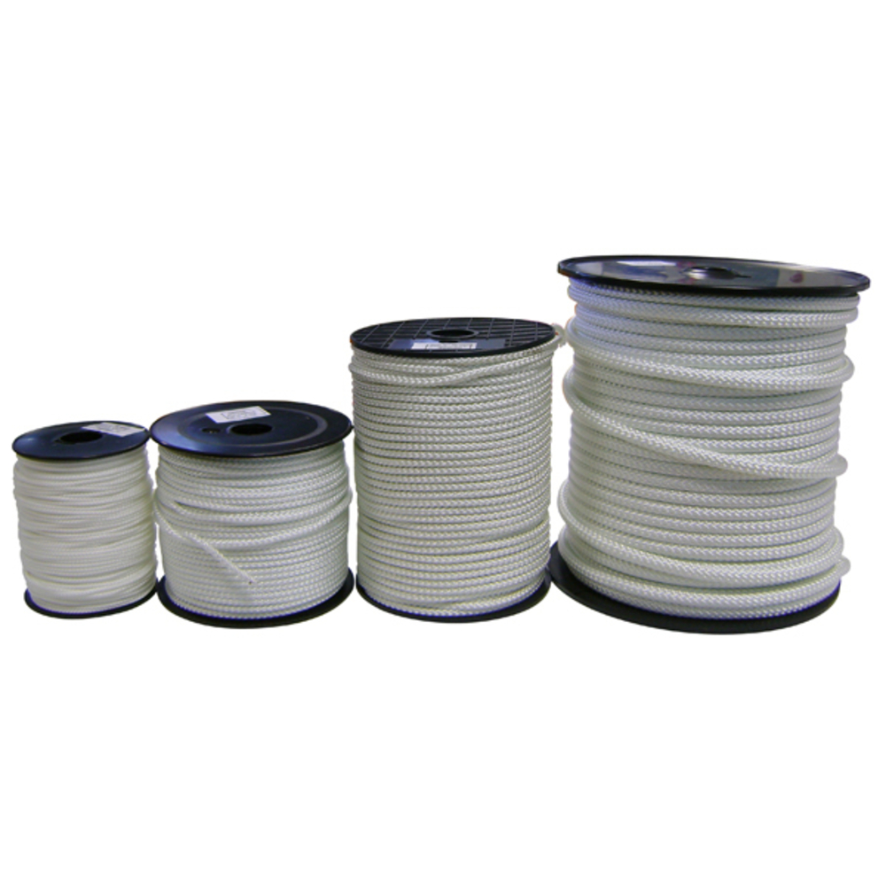 DRISSE POLYAMIDE TRESSÉE D.18 MM CR 5200 KG BOBINE DE 100 M LEVAC - 3100M100
