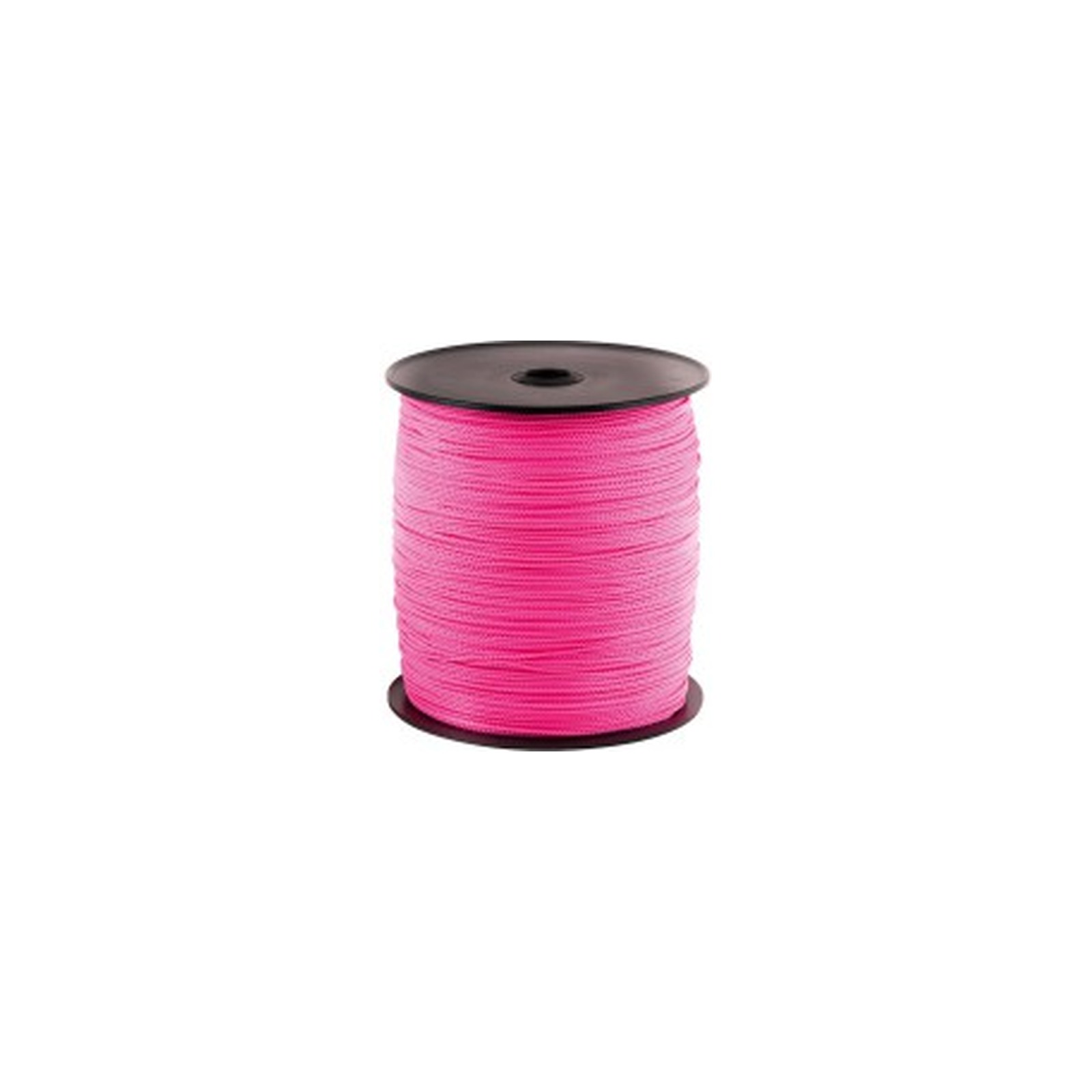 Drisse fluo rose 200 m D1,5 mm tressée LEVAC 3115BR02
