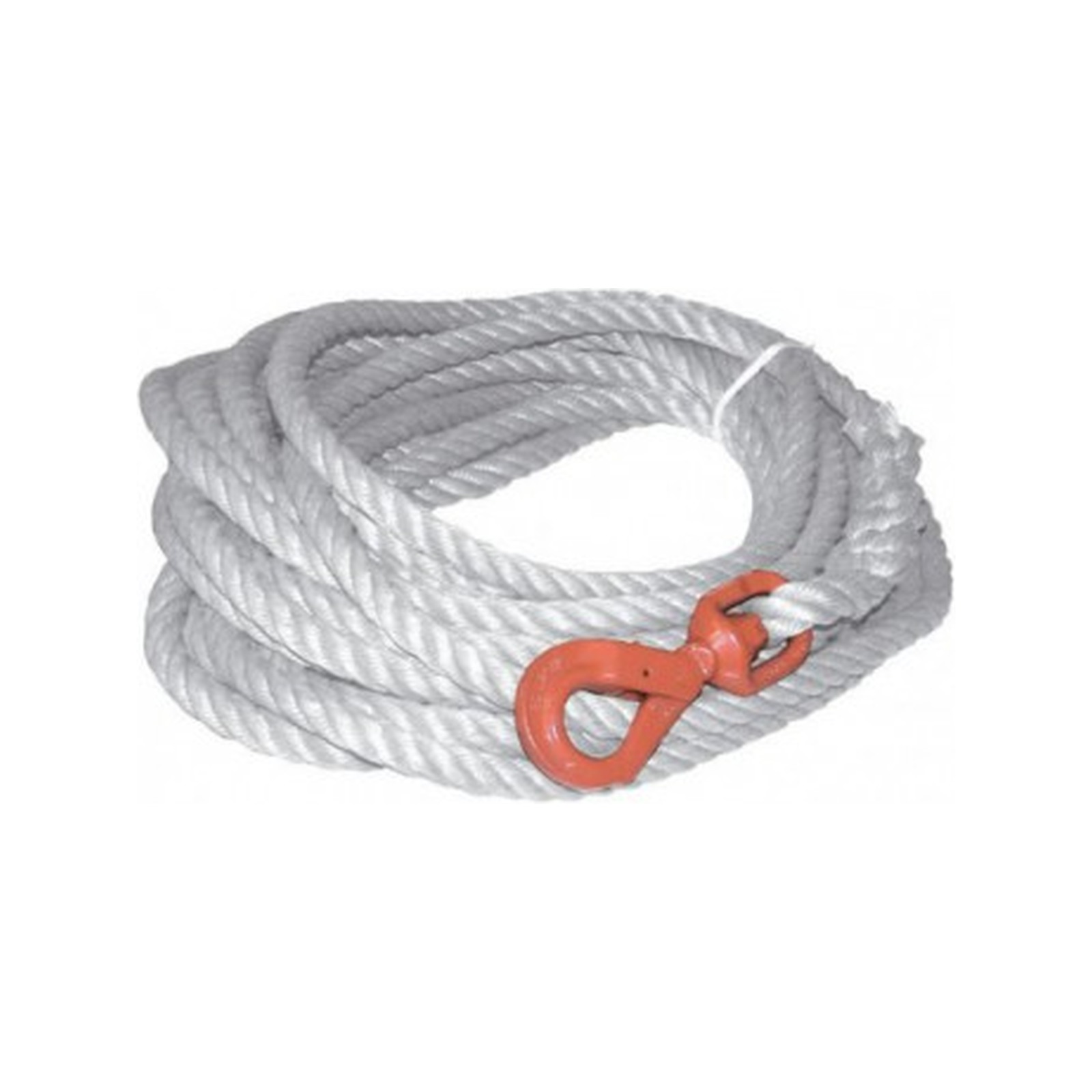 Élingue corde polypropylène Ø20 mm 40 m crochet tournant LEVAC 3501A40