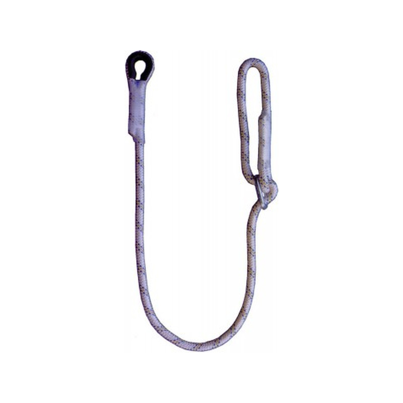 Longe de maintien au travail réglable corde polyamide 14 mm LEVAC 3617LB100C