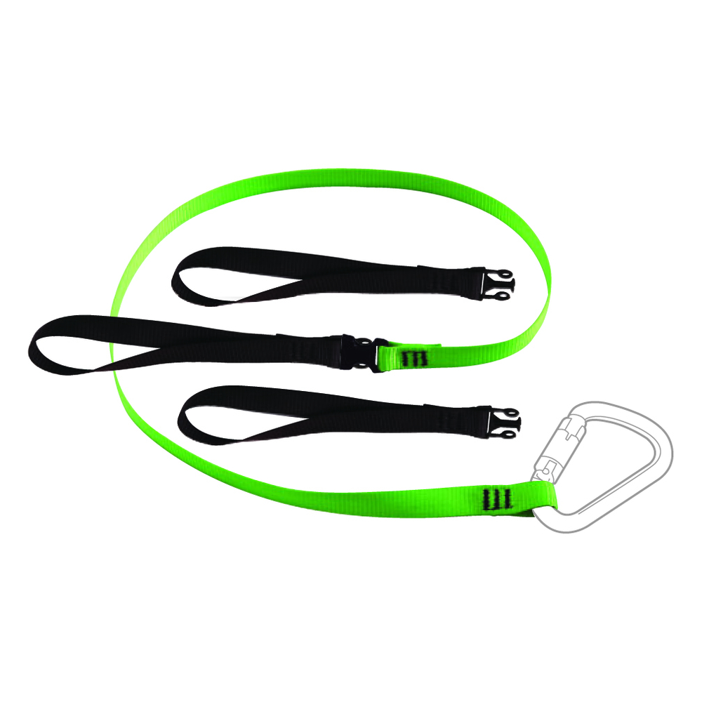 Longe avec 1 boucle +3 connect. debrochables 1,22 m maxi 1kg LEVAC - 3800RTLS2