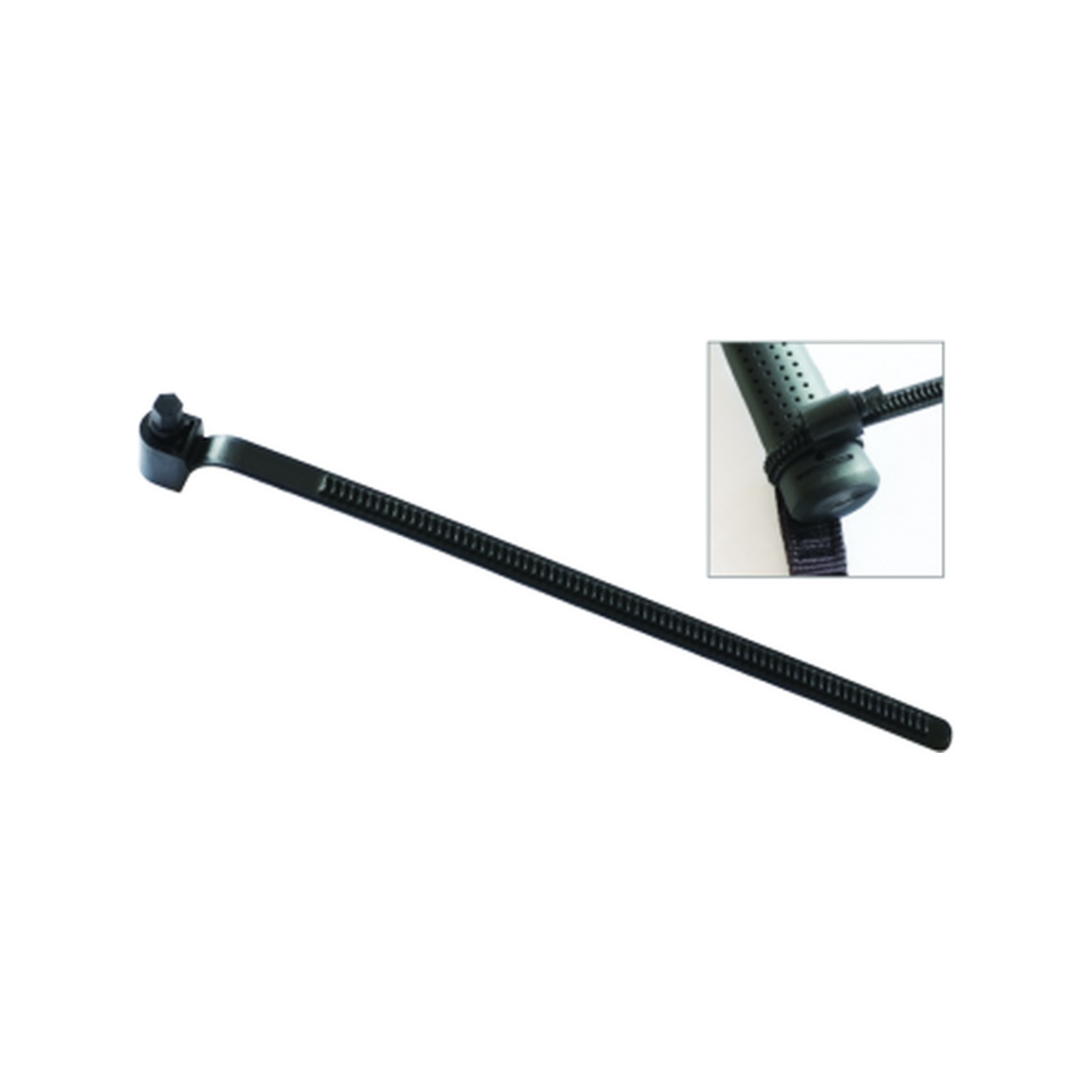 Kit 5 colliers plastique crantés à vis de serrage LEVAC 3800RTLX1