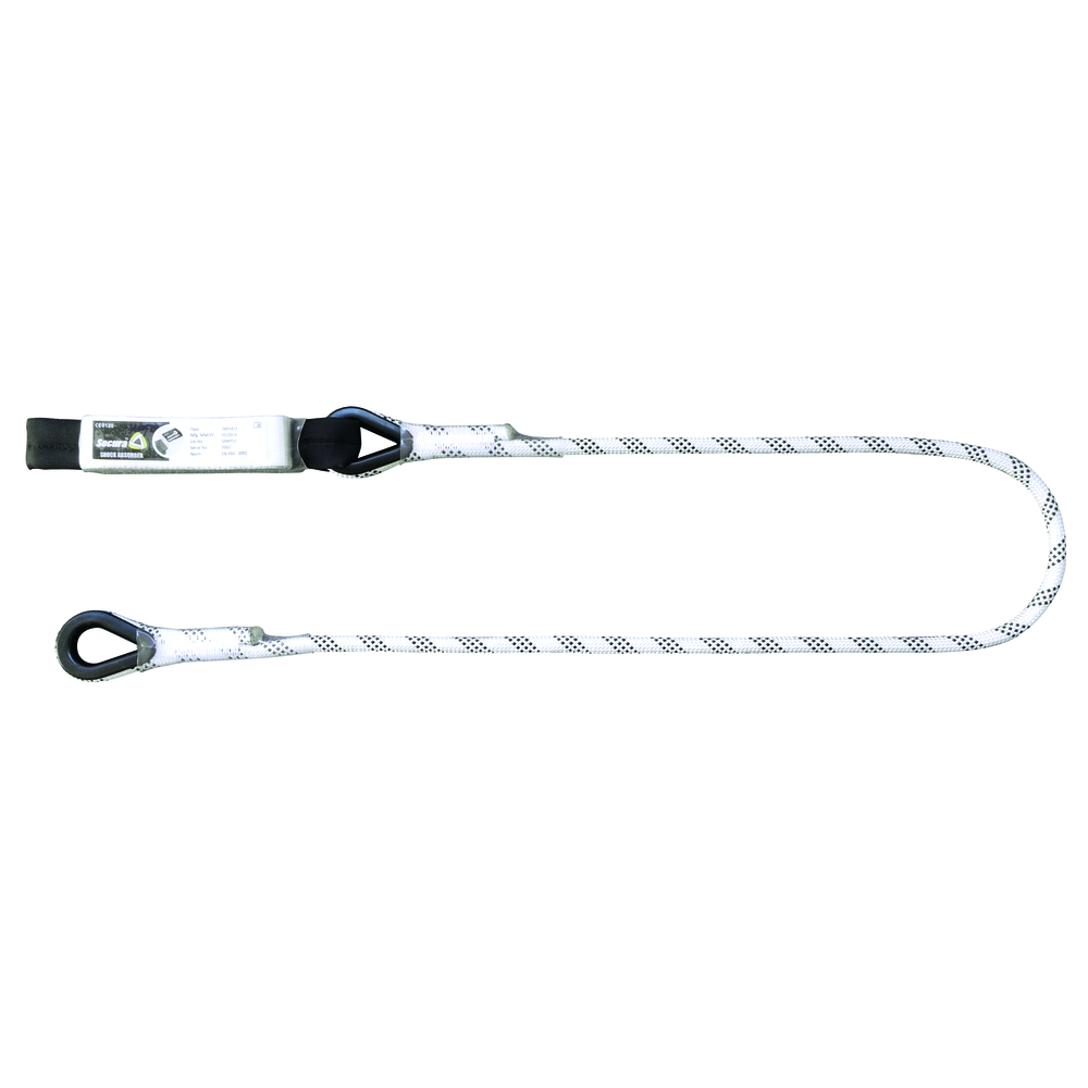 Absorbeur d'énergie +corde d.12 mm lg.2 m non réglable en355 LEVAC - 3801A18