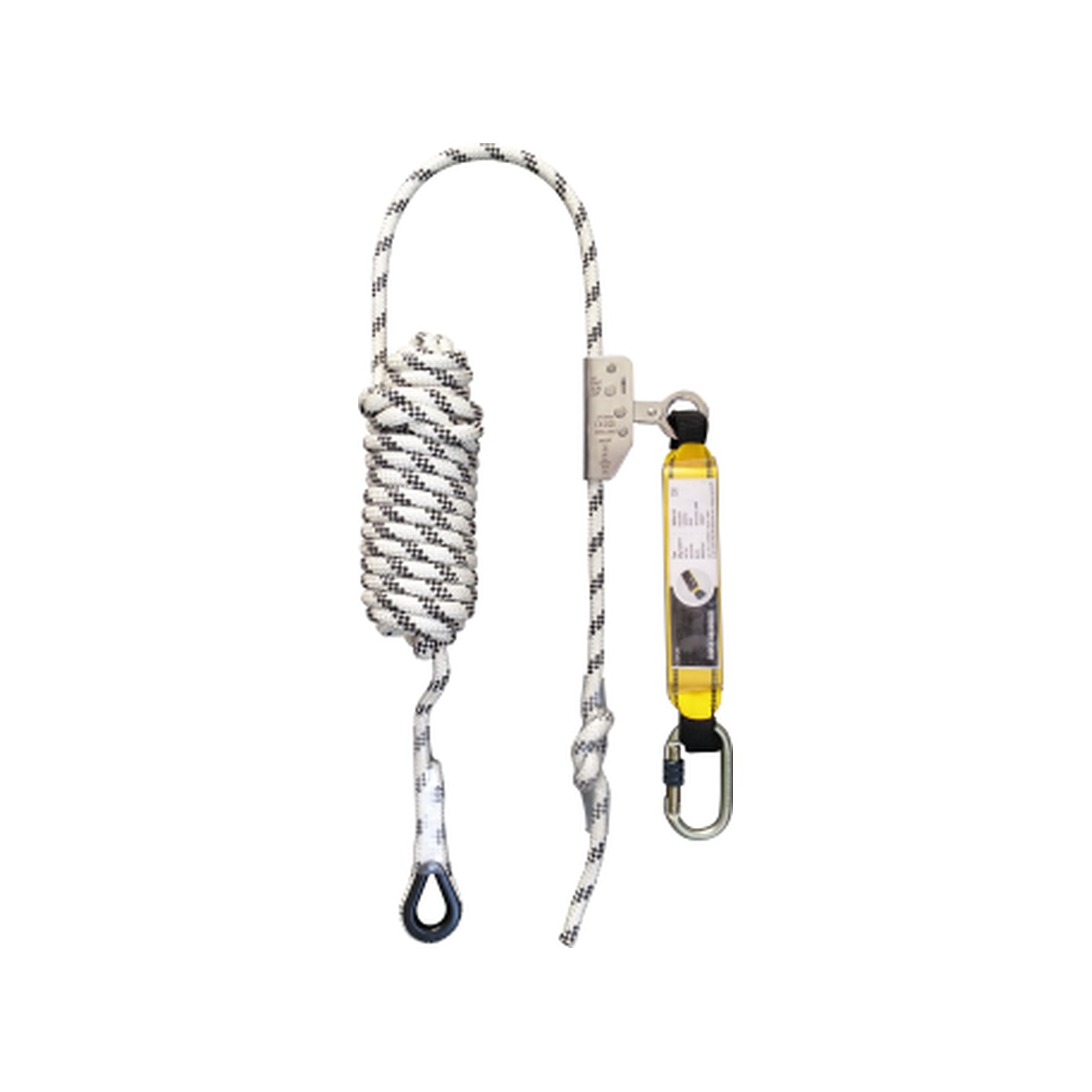 Antichute mobile sur corde 12 mm 10 m absorbeur LEVAC 3803A100
