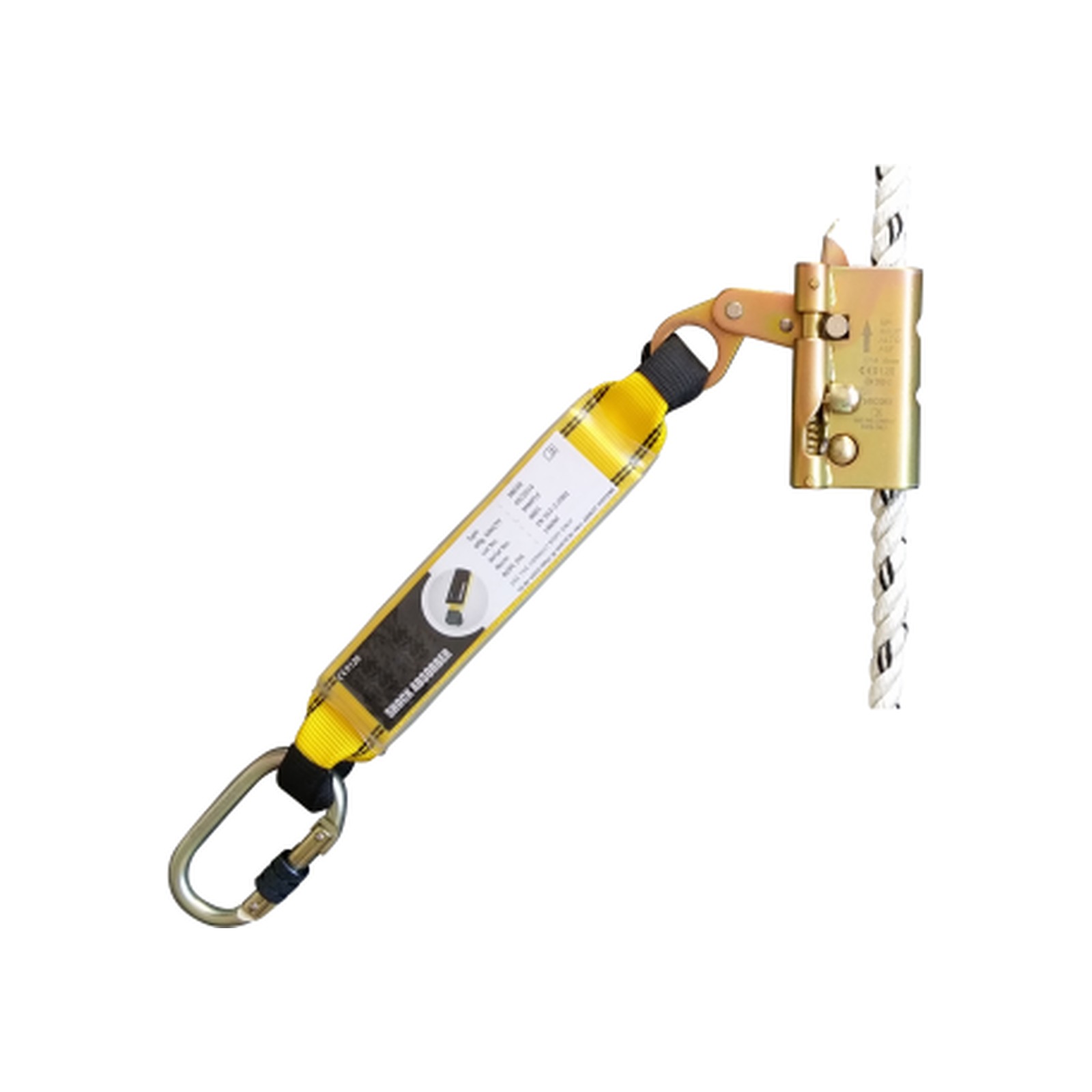 Stopchute absorbeur énergie mousqueton corde 14 mm LEVAC 3803B