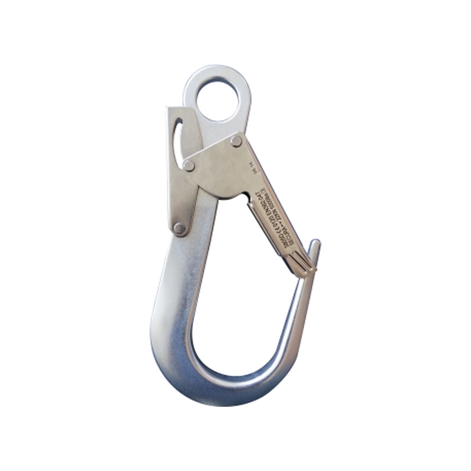 Mousqueton double sécurité ouverture 60 mm alu LEVAC 3805D