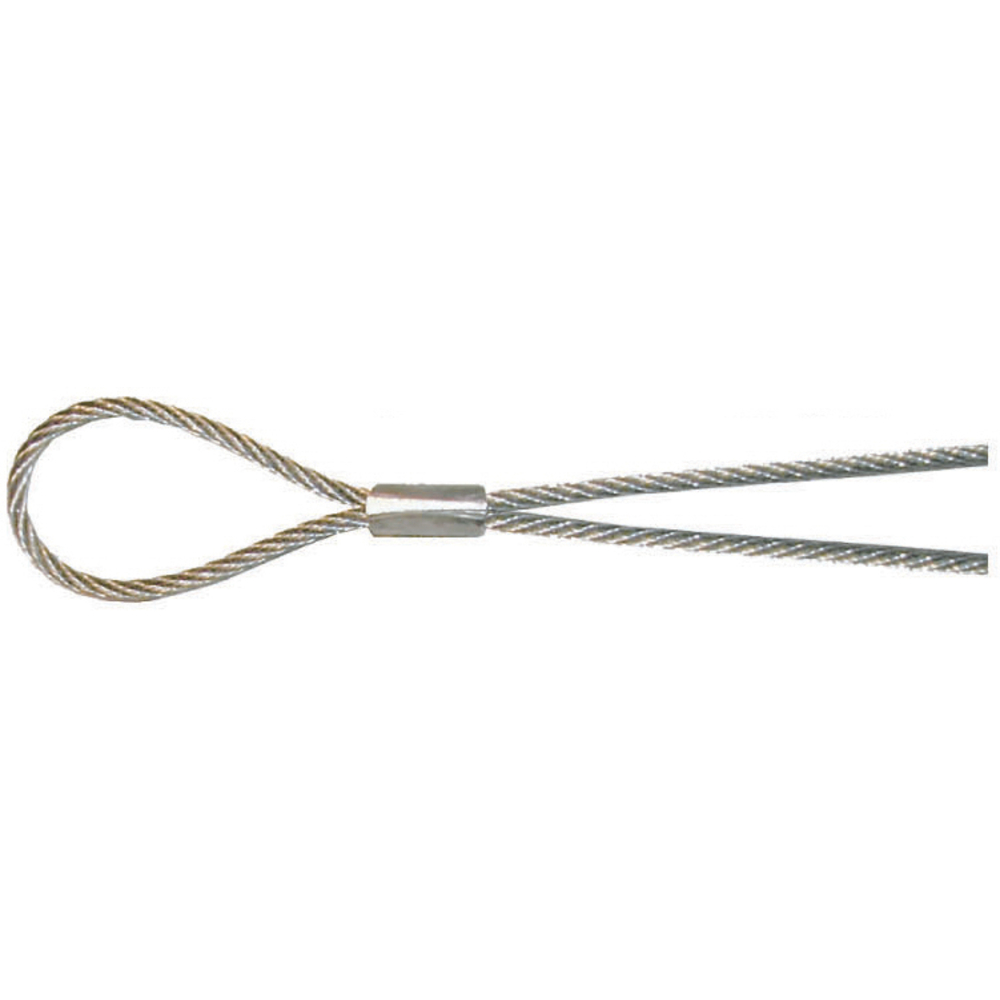 Câble d.3 mm grande boucle long. 2 m botte de 50 pièces LEVAC - 4040D2