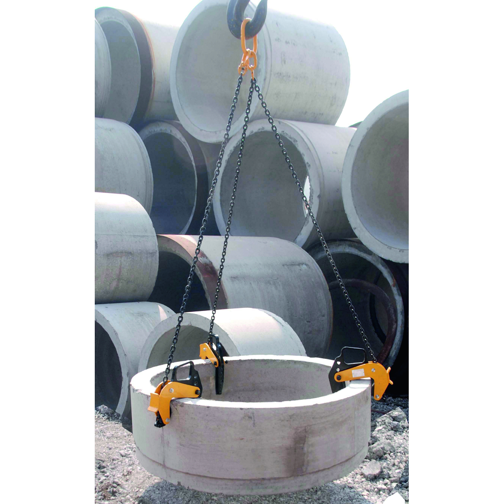 Élingue lève-buses - 40-120 mm cmu 3 t - 3 pinces - long 1,5 m LEVAC - 4391G