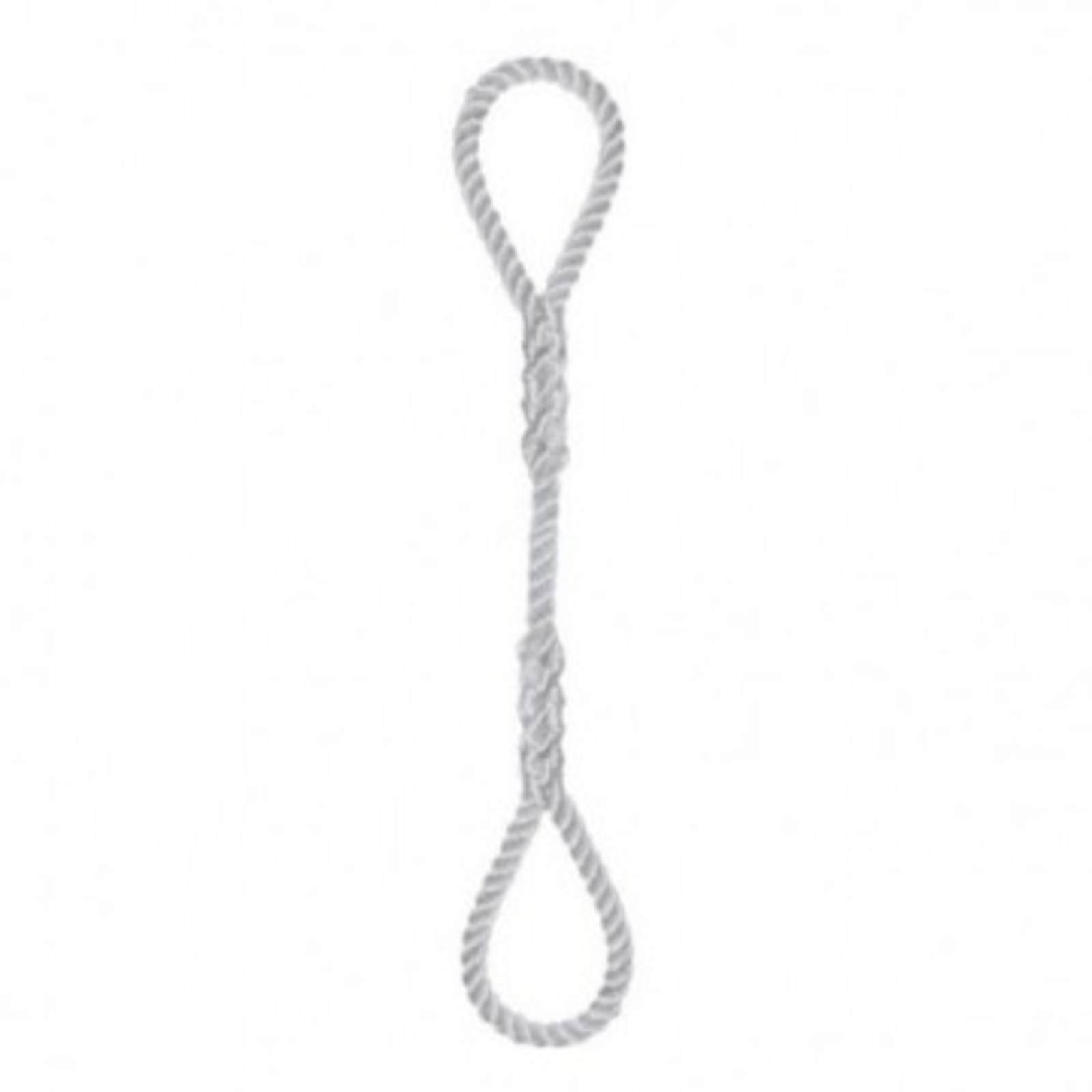 Élingue-corde polypropylène Longueur 1m 2 grandes boucles LEVAC - 4404
