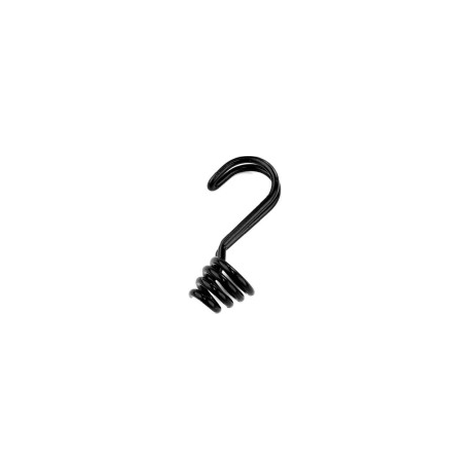 Crochets doubles noirs acier plastifié spirales LEVAC 4416C