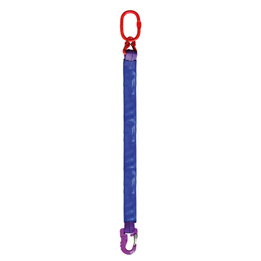 ÉLINGUE RONDE 1 BRIN CMU 1 T ANNEAU + CROCHET LONG. 6 M LEVAC - 4431A60