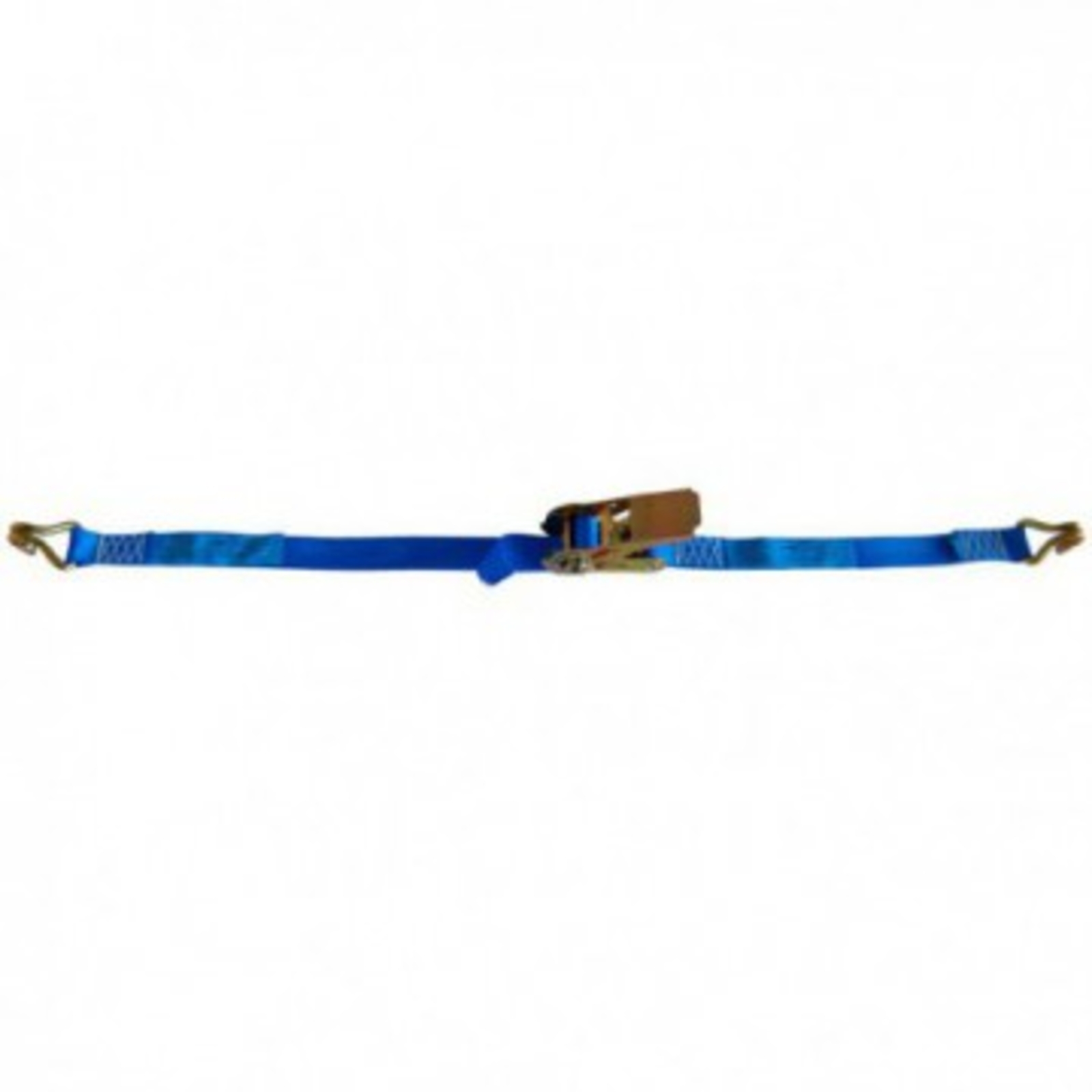 Sangle arrimage extérieur polyester 25 mm 2 crochets double soudés 400 kg LEVAC - 4552