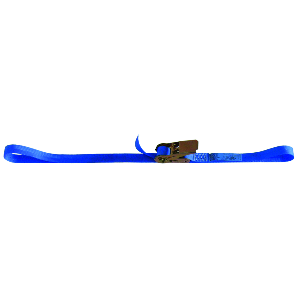 Sangle d'arrimage 25 mm /800 kg sans-fin long. 4m bleue LEVAC - 4552D04