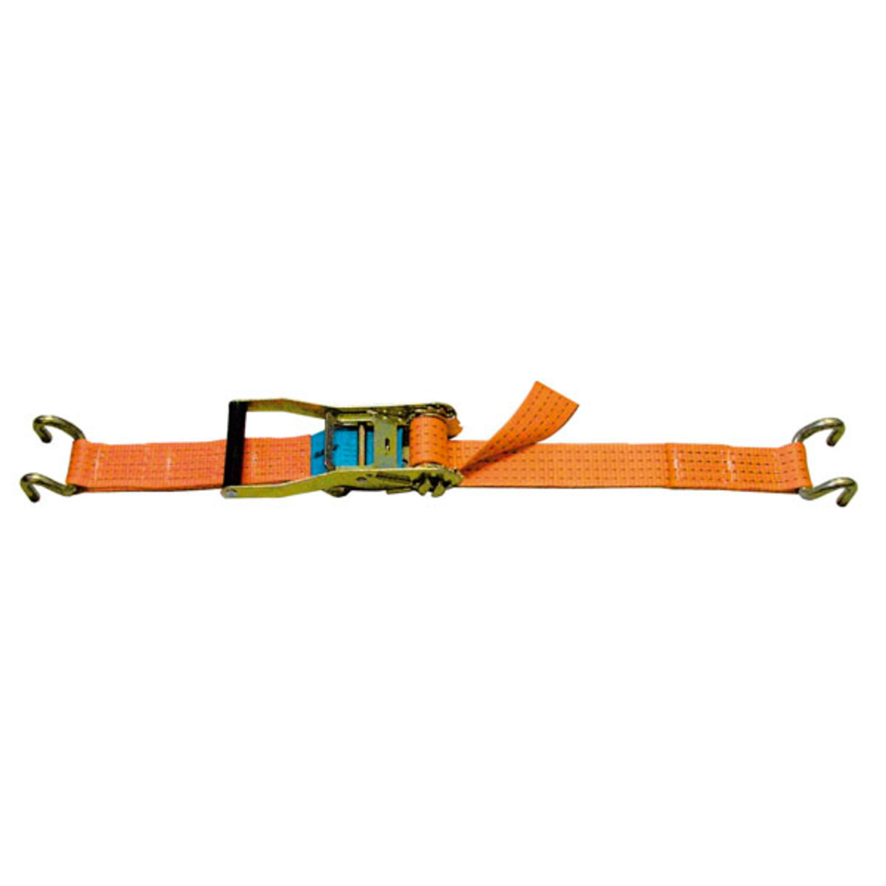 SANGLE D'ARRIMAGE 50 MM TMU 2500 KG ORANGE 2 BORD DE RIVE LONG. 5 M LEVAC - 4570C05