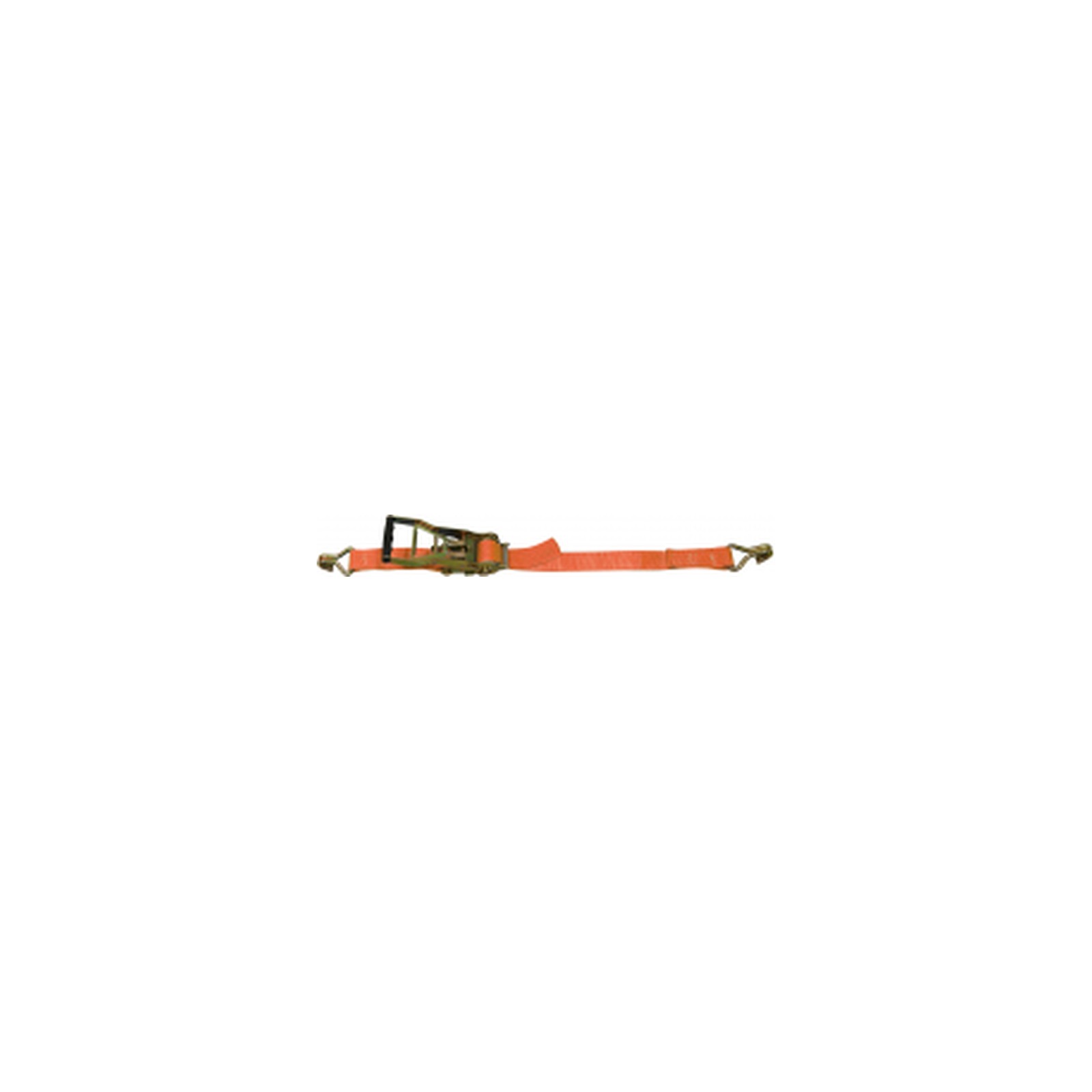 Sangle arrimage 50 mm tendeur inversé 2 crochets doubles orange LEVAC 4572A09BERG
