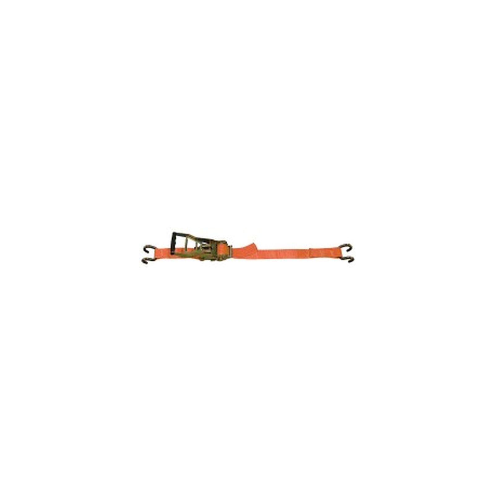 Sangle arrimage 50 mm TMU 2500 2 crochets bord de rive tendeur inversé LEVAC 4572C09BERG