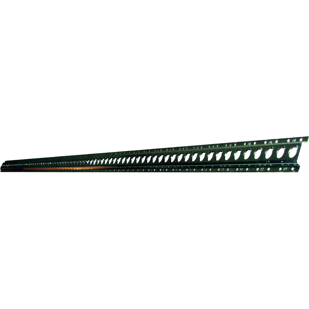 Rail d'arrimage lg. 3m trou d.25 mm zingué blanc LEVAC - 4575C