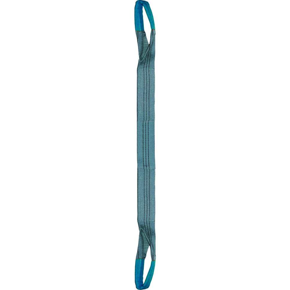 Élingue sangle double 120 mm cmu 4 t grise boucles repliées lg. 3 m LEVAC - 4822D30