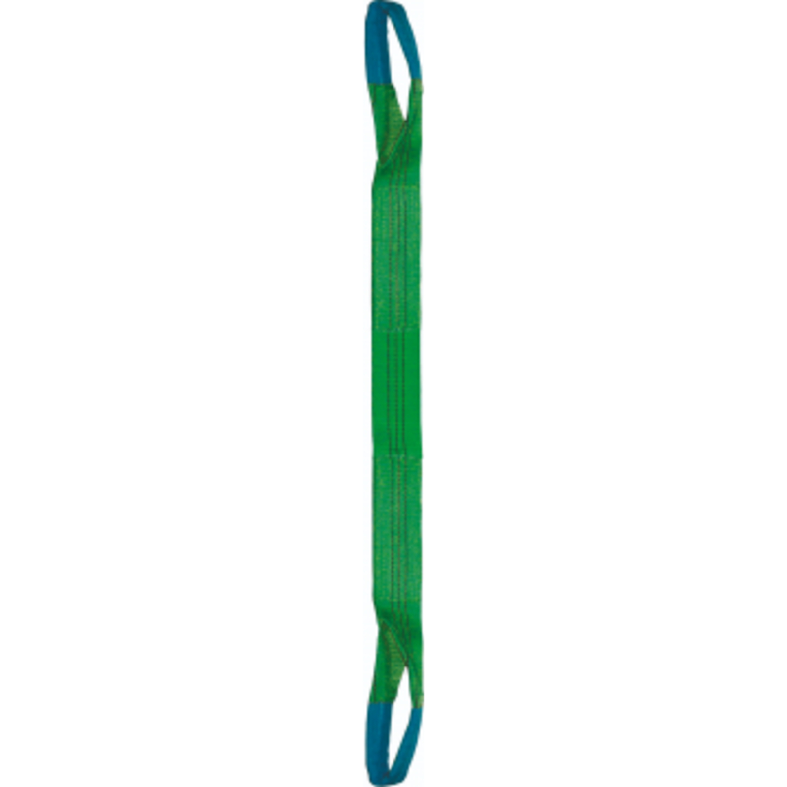 Élingue sangle double 300 mm CMU 10T orange boucles repliées LEVAC - 4822