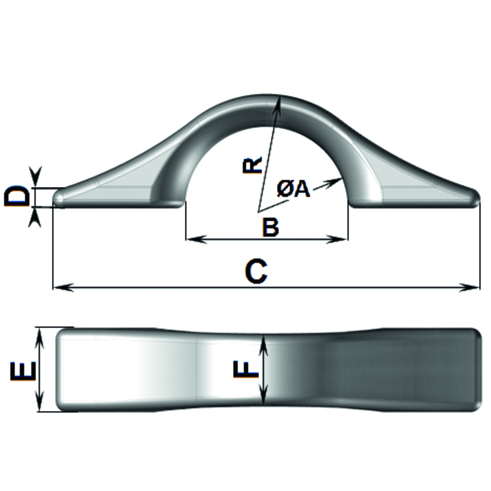 Pontet de levage cmu 500 kg a souder (petit modèle) LEVAC - 5018B