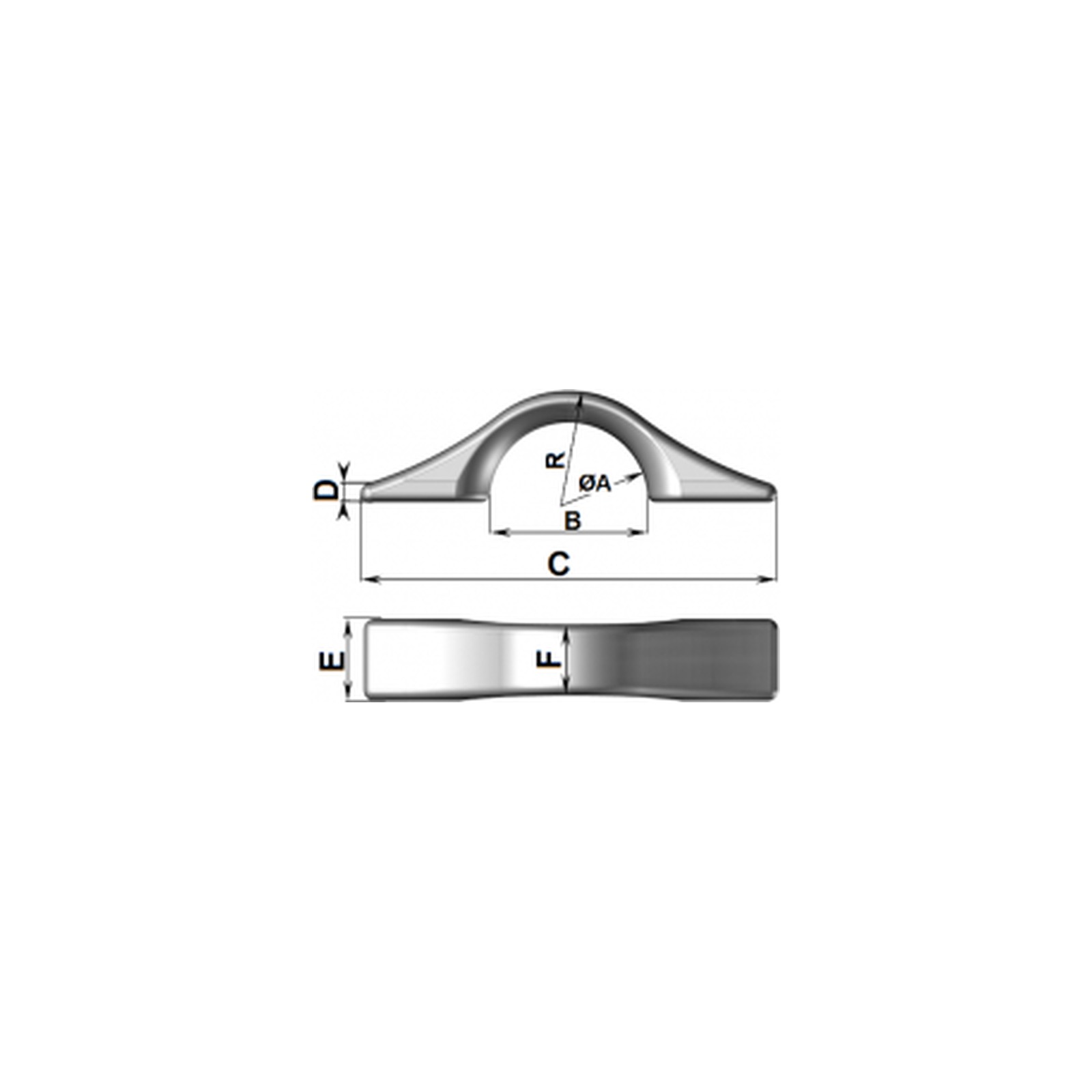 Pontet de levage cmu 2000 kg à souder LEVAC 5018D