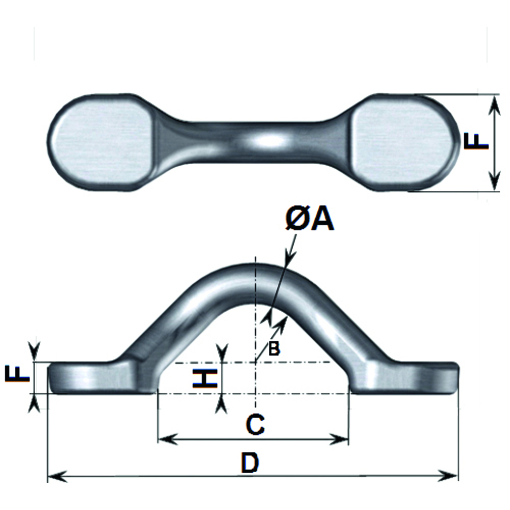 Pontet de levage cmu 18000 kg a souder (grand modèle) LEVAC - 5018M