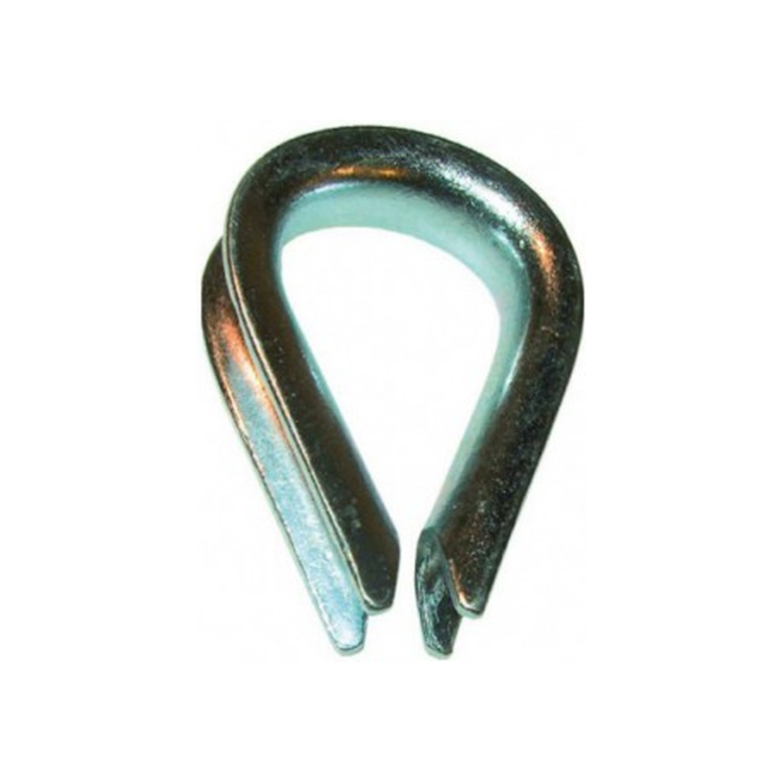 Cosse cœur petite ouverture câble 6 mm acier galva LEVAC 5080C