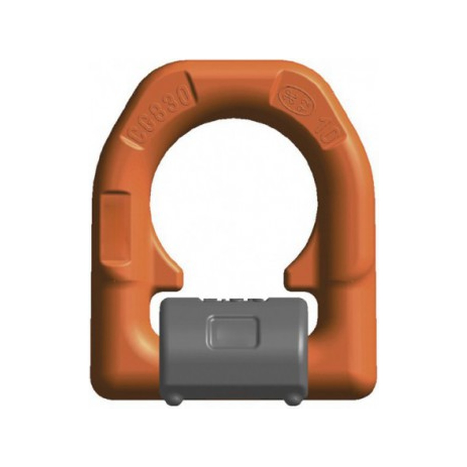 Étrier de levage à souder base simple ressort acier grade 100 LEVAC 50-830F