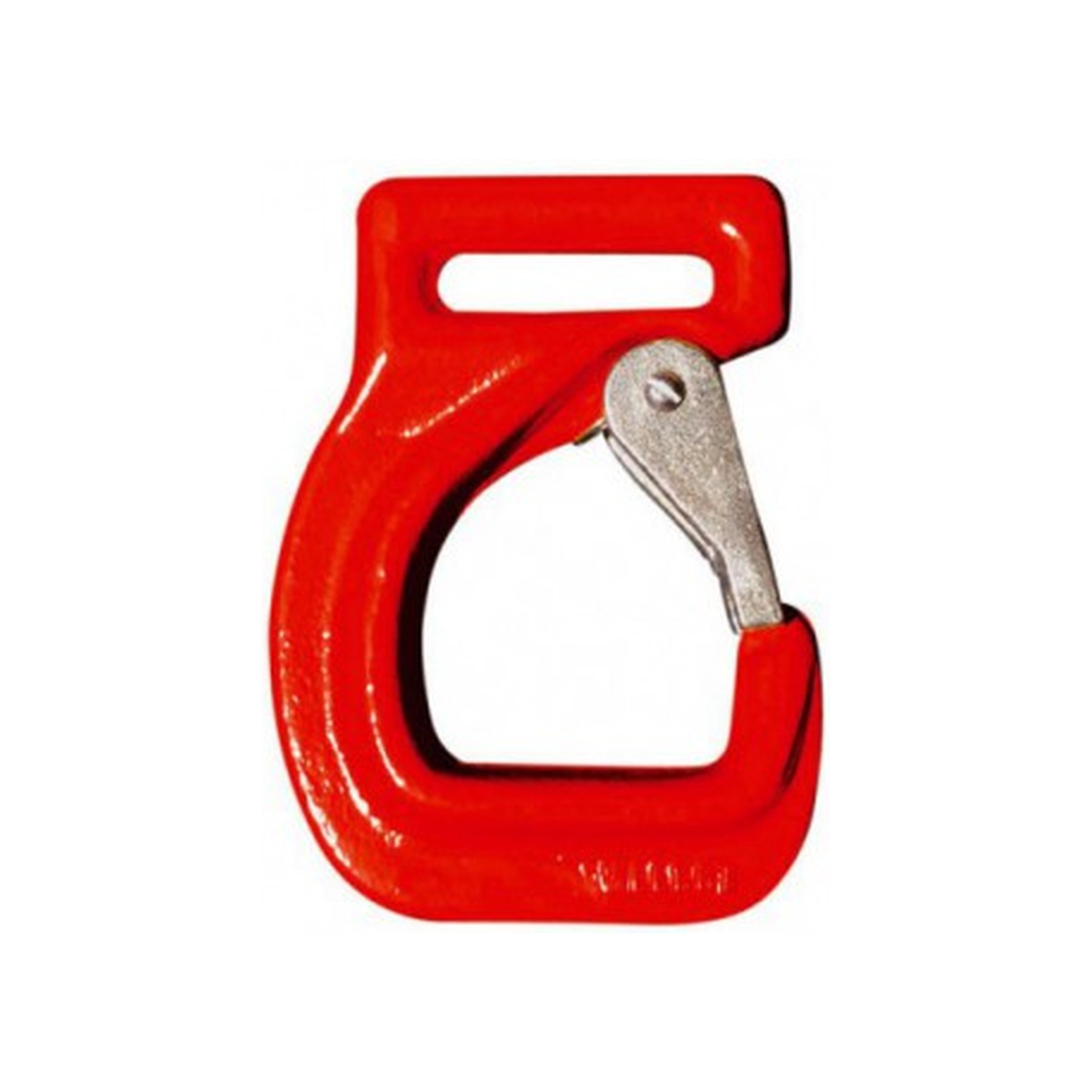 Crochet pour sangle laqué rouge acier grade-80 50 mm LEVAC 5142A