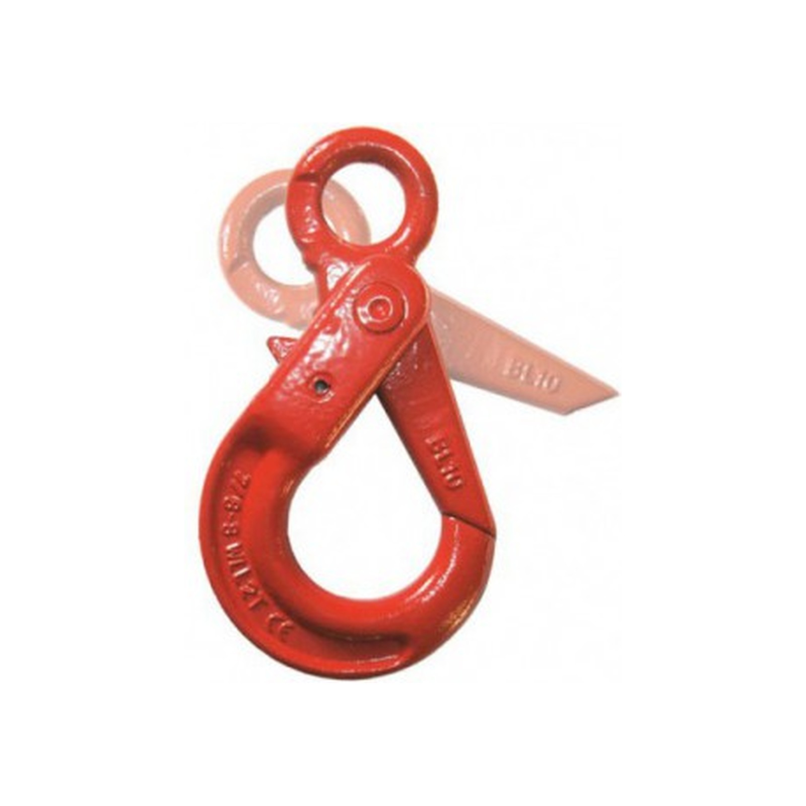 Crochet verrouillage auto à œil cmu 5,3 t chaîne 13 mm LEVAC 5157D