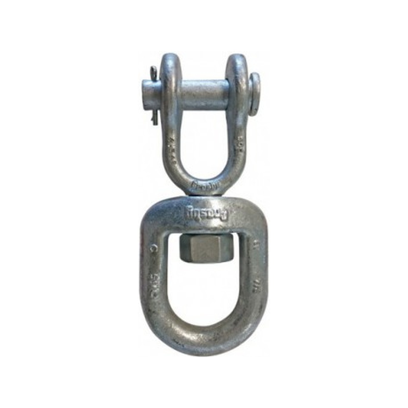 Émerillon à chape 1/2 cmu 1600 kg acier forgé galva LEVAC 5173D