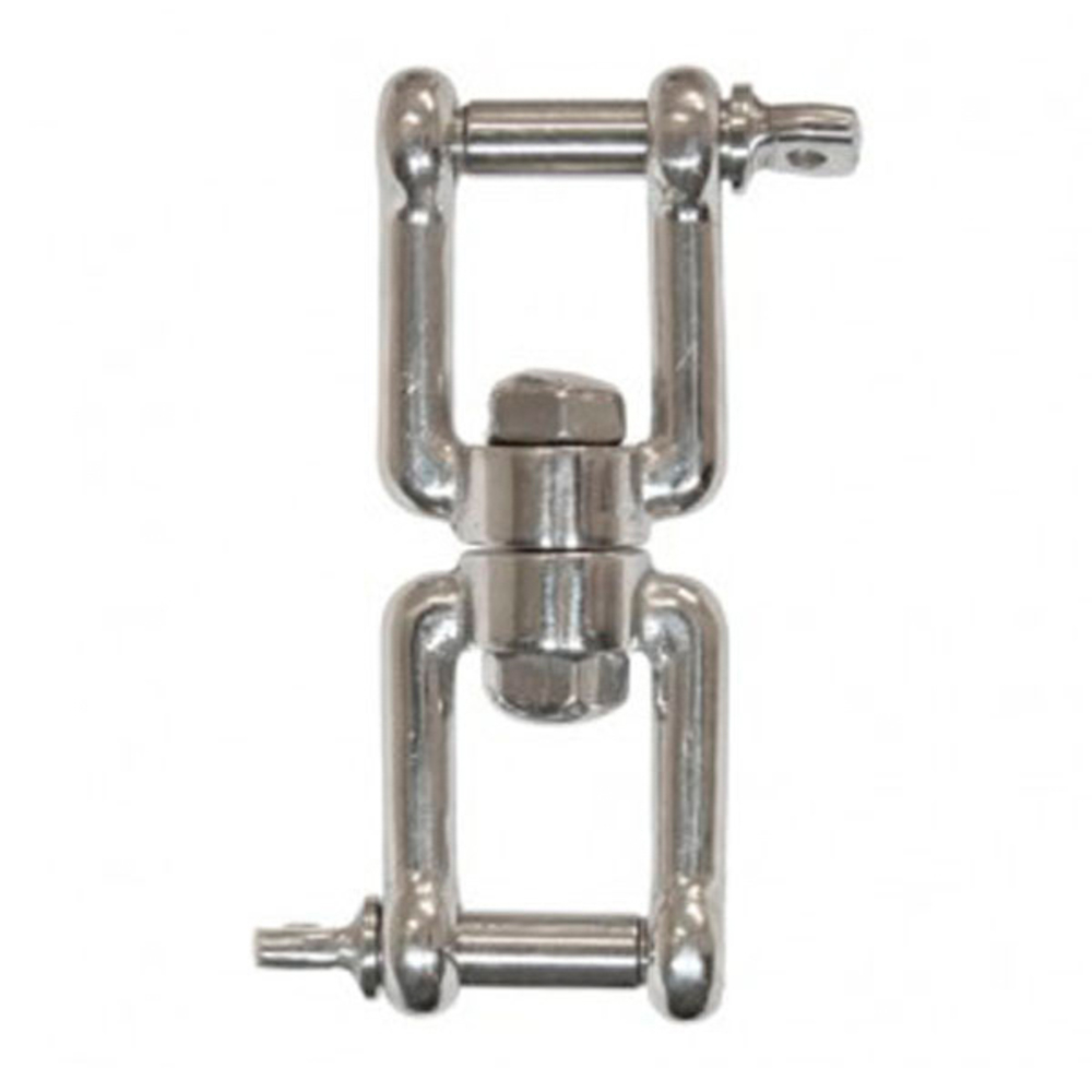 ÉMERILLON INOX 2 MANILLES M19 SWL 2500 KG LEVAC - 5175CF